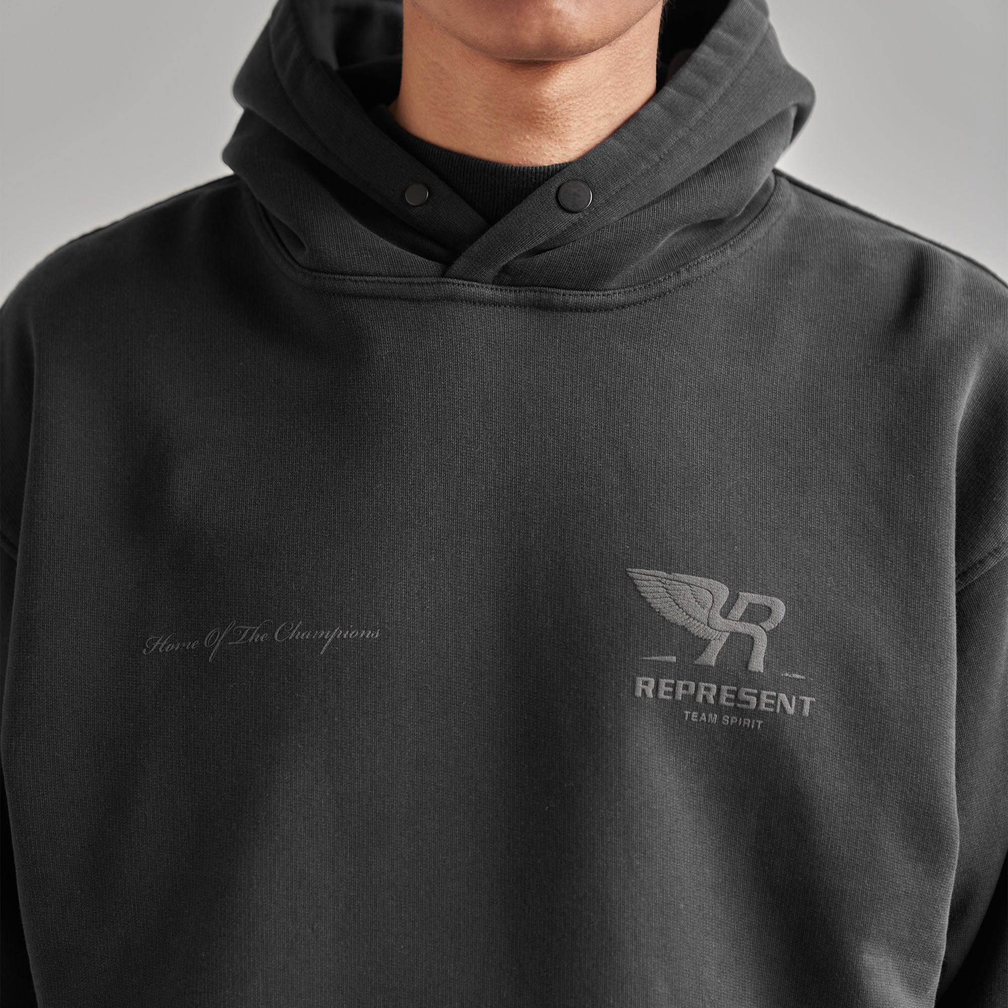 Team Spirit Hoodie - Off Black