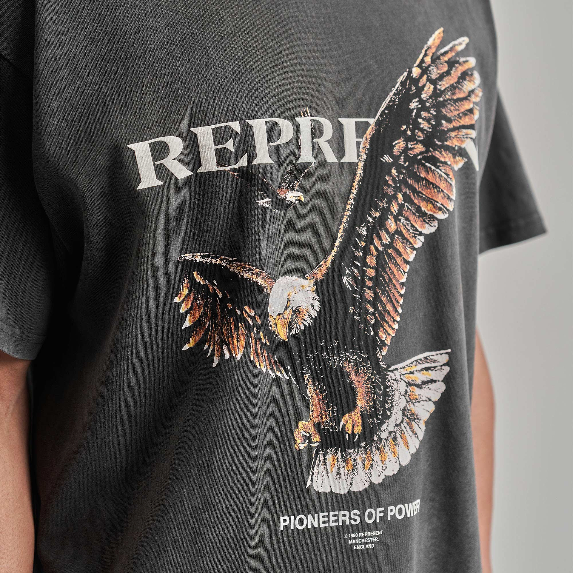 Pioneers Of Power T-Shirt - Vintage Grey