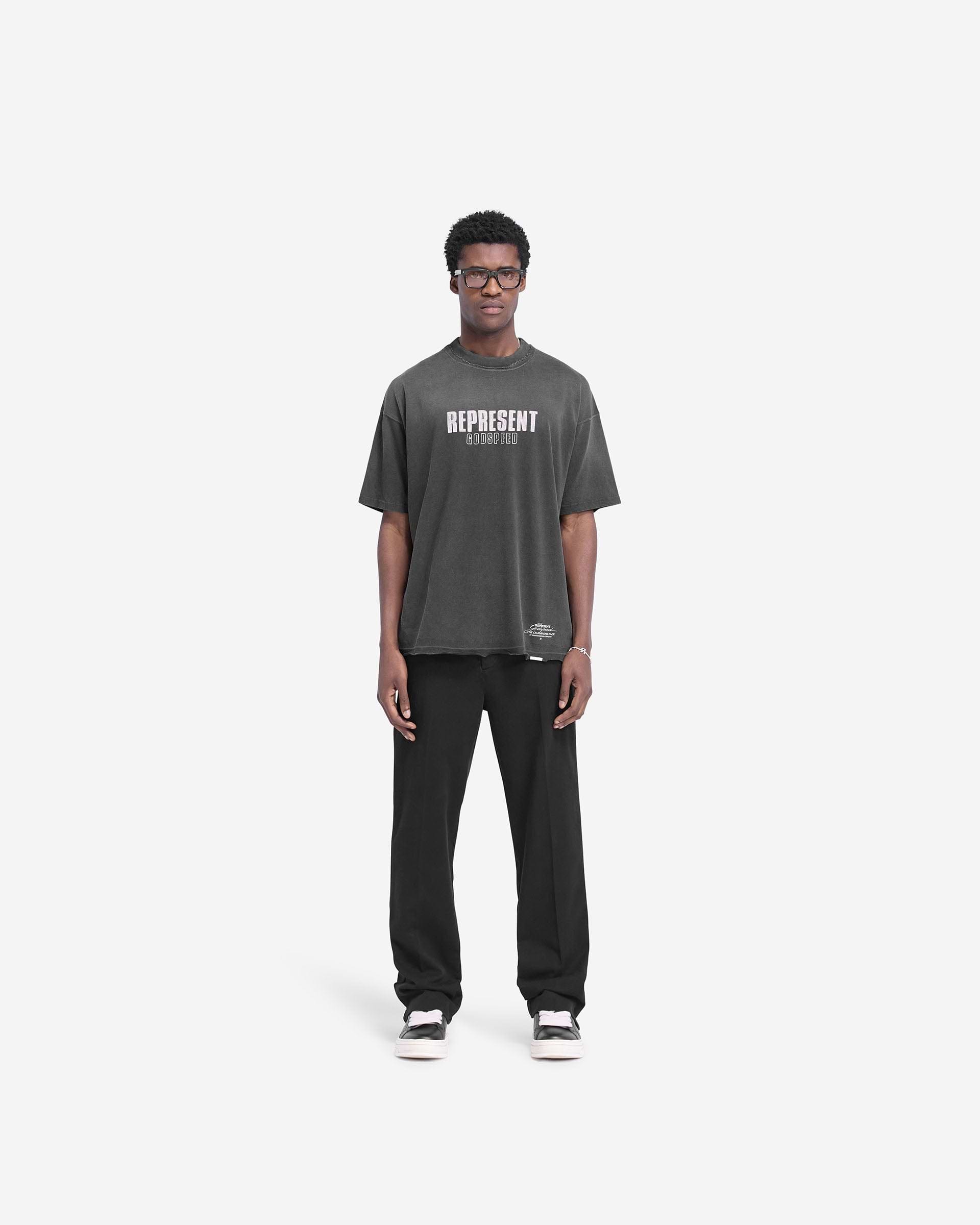 【本物新品保証】 Godspeed T-Shirt - Aged Black | REPRESENT トップス