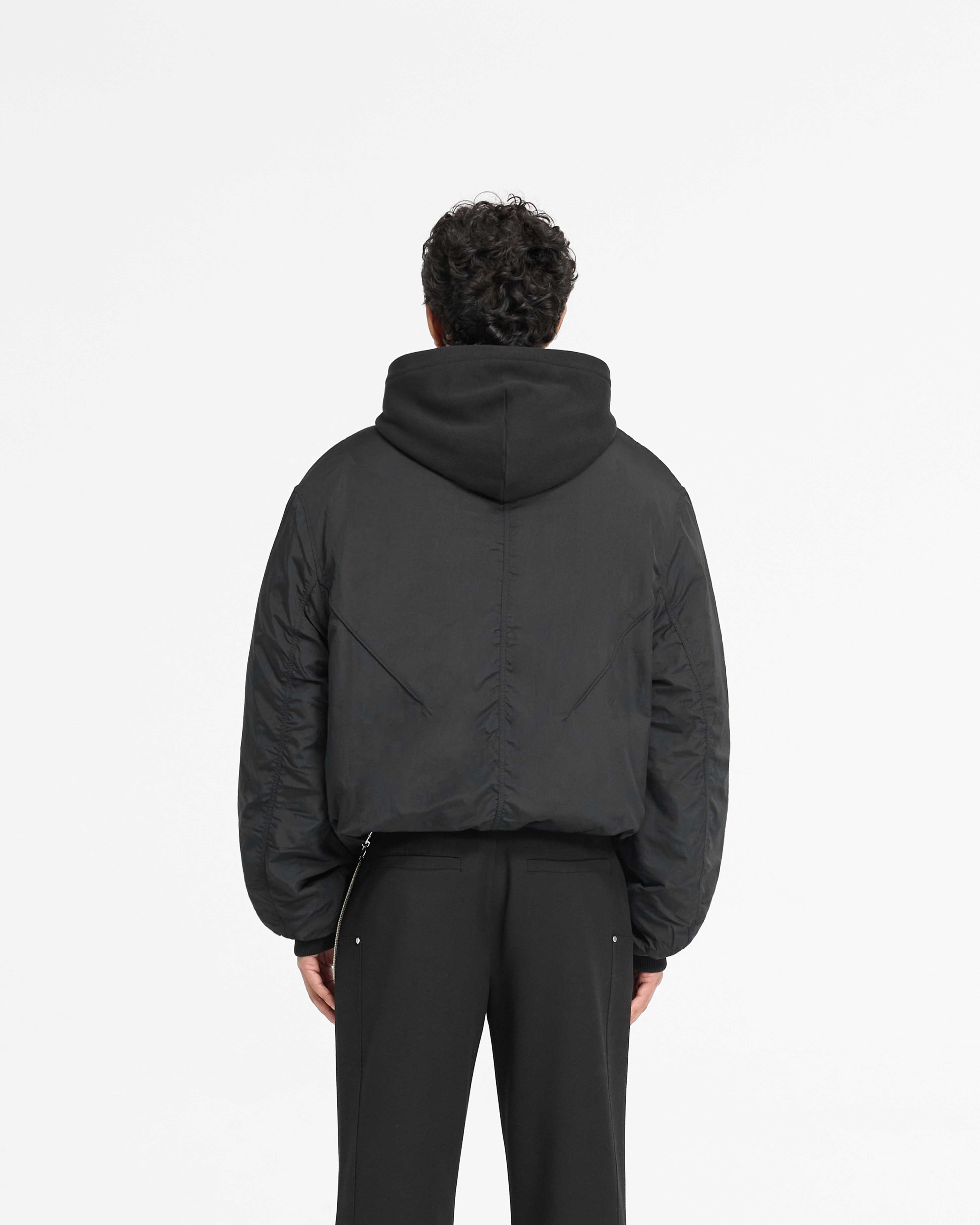 Bristol NYLON HOODED JACKET ブラック　黒 F.C. Real Bristol Supplex Nylon Hooded Jacket Black | END. (AR)