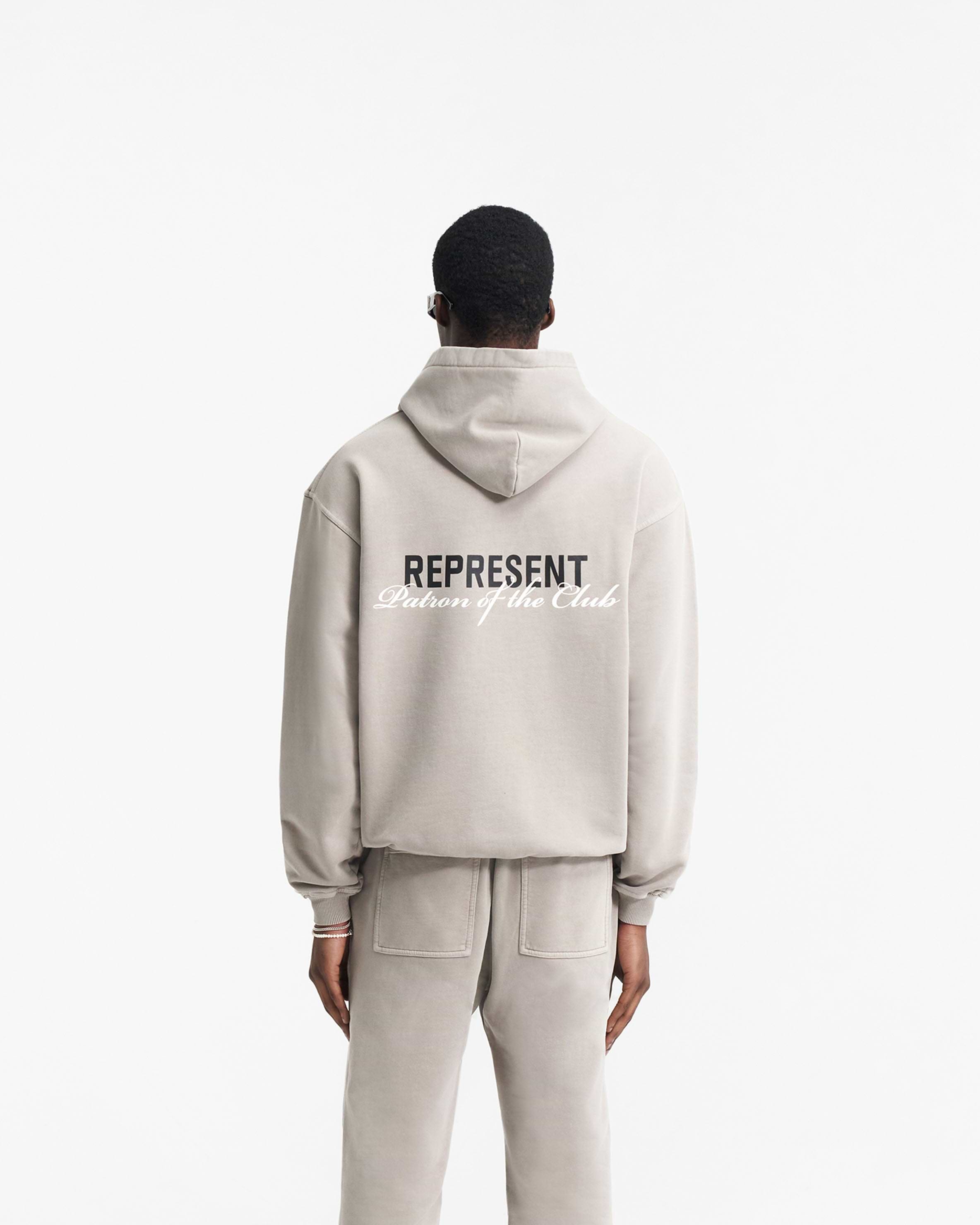 Patron Of The Club Hoodie | Mudstone | REPRESENT