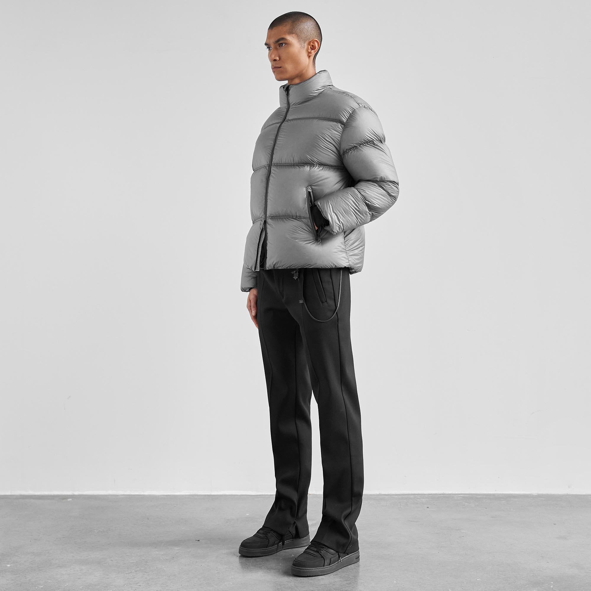 Puffer Jacket - Frosted Grey