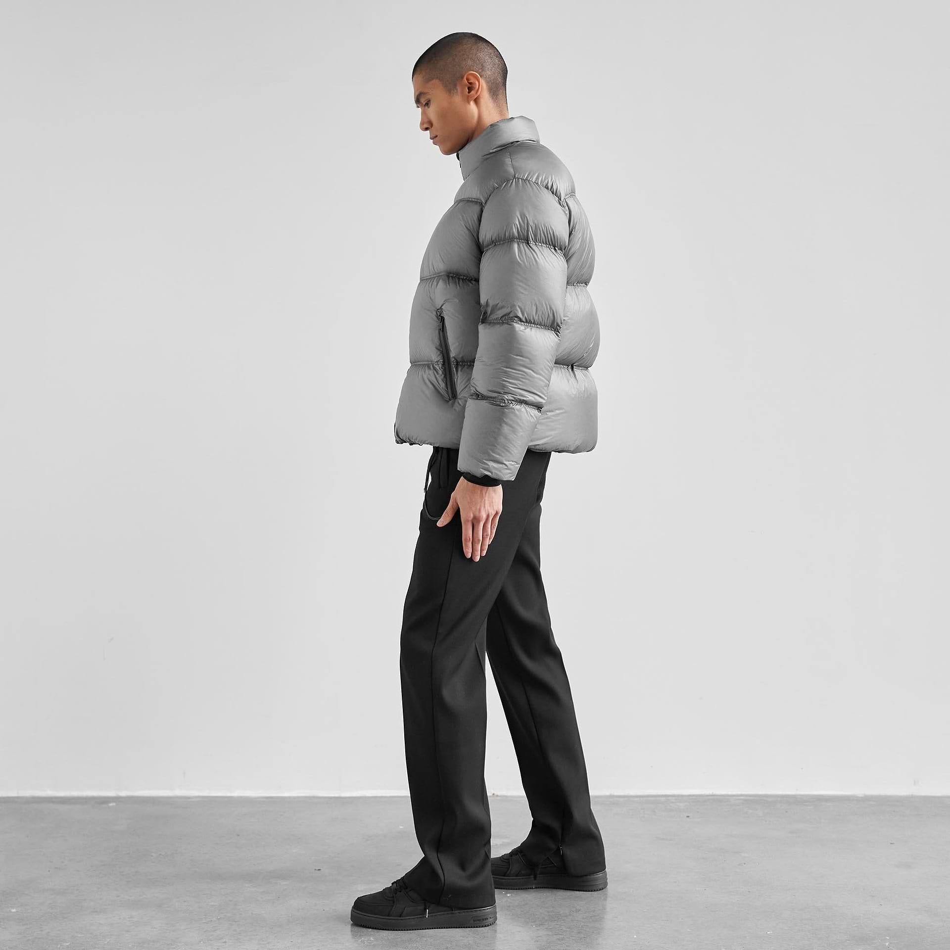 Puffer Jacket - Frosted Grey