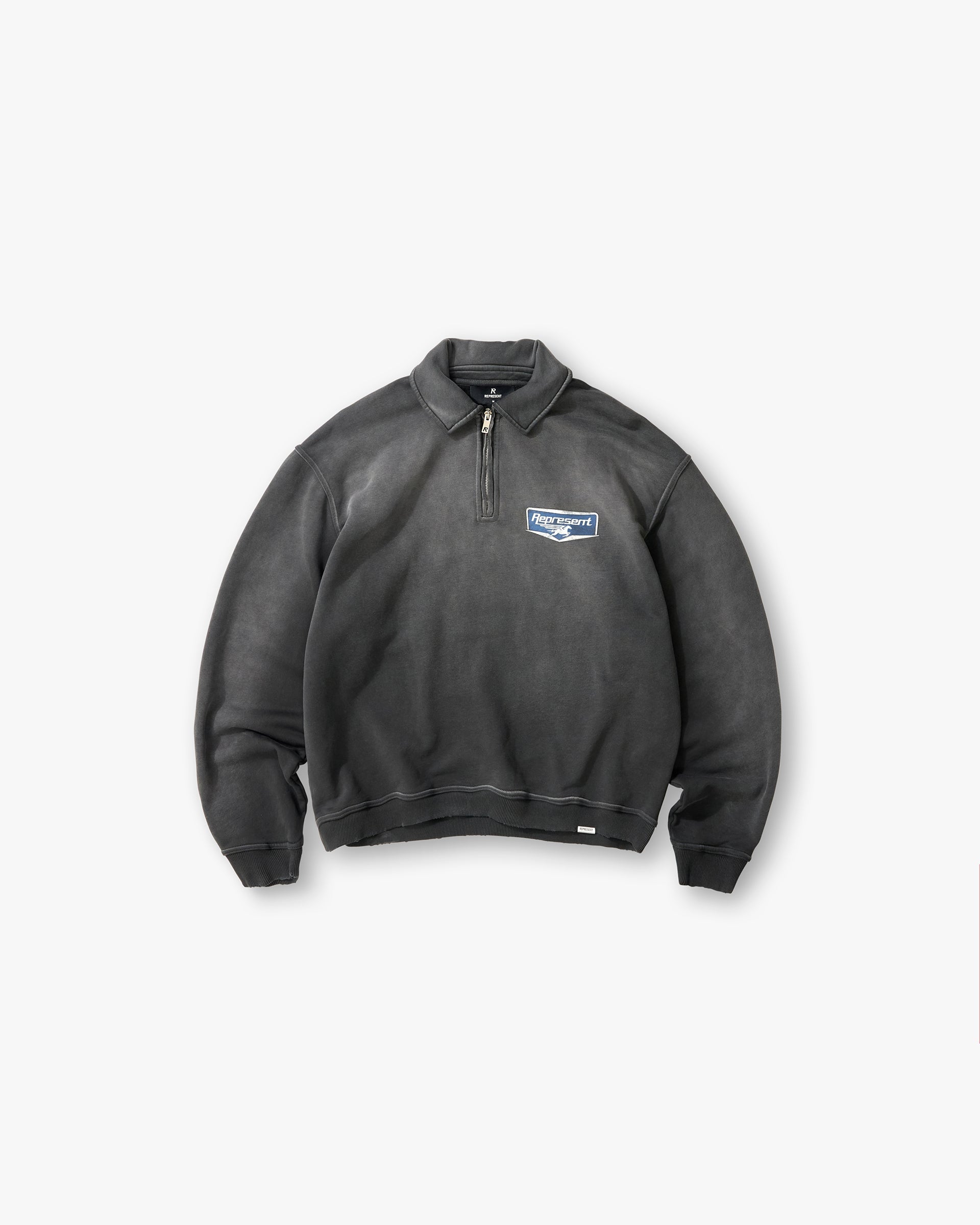 Nothing Faster Quarter Zip Sweatshirt - Stained Black