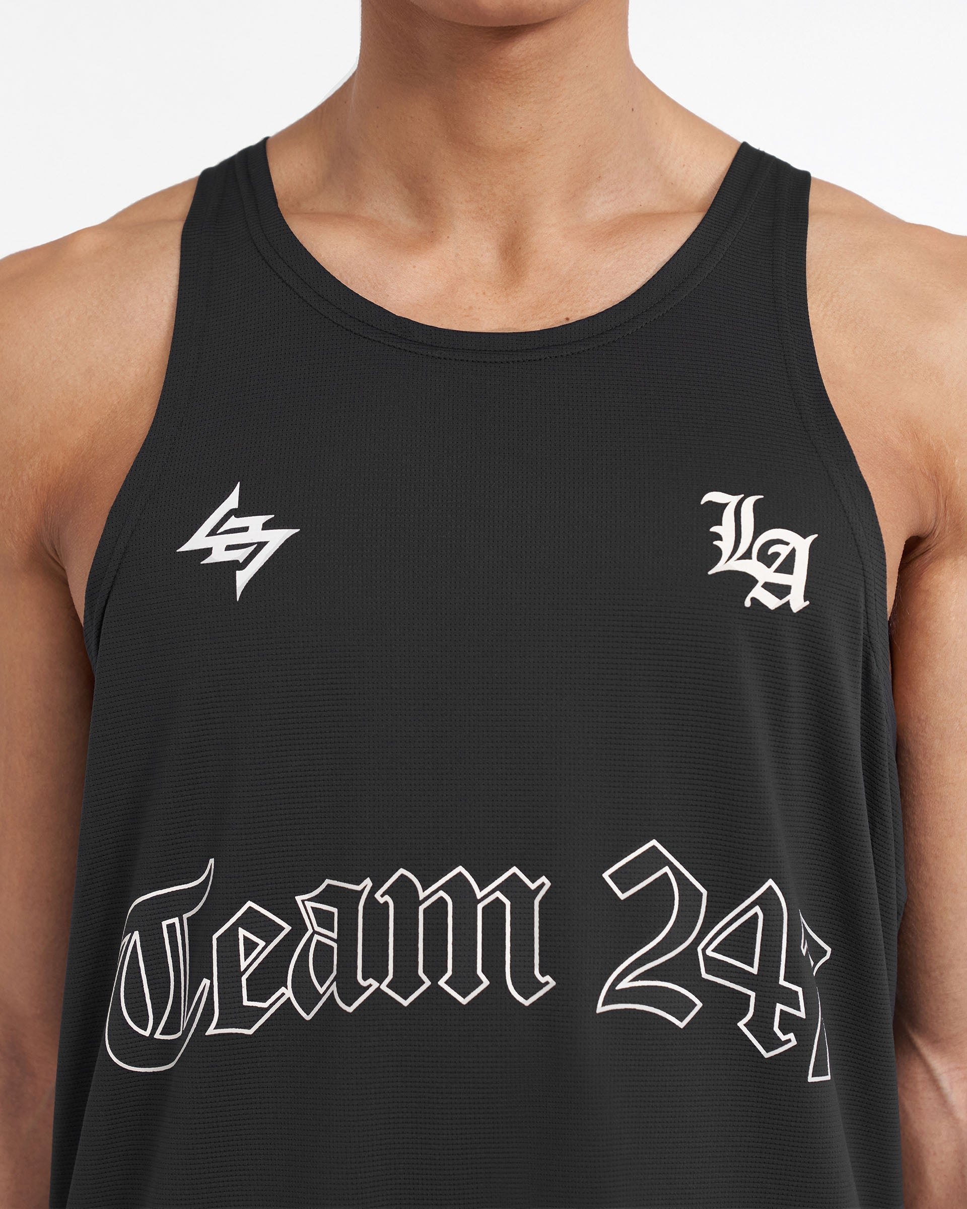 247 LA Marathon Singlet - Black