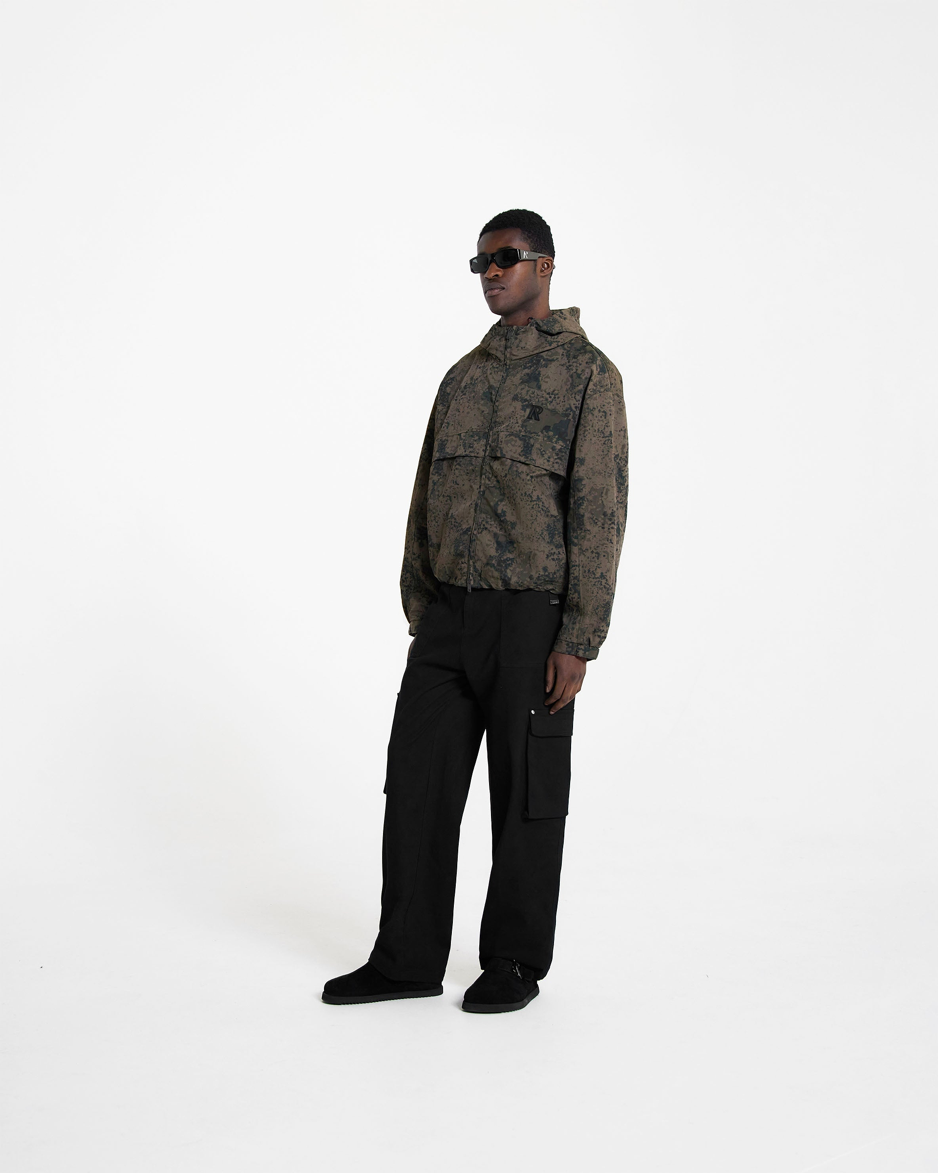 Hooded Track Jacket - Camo