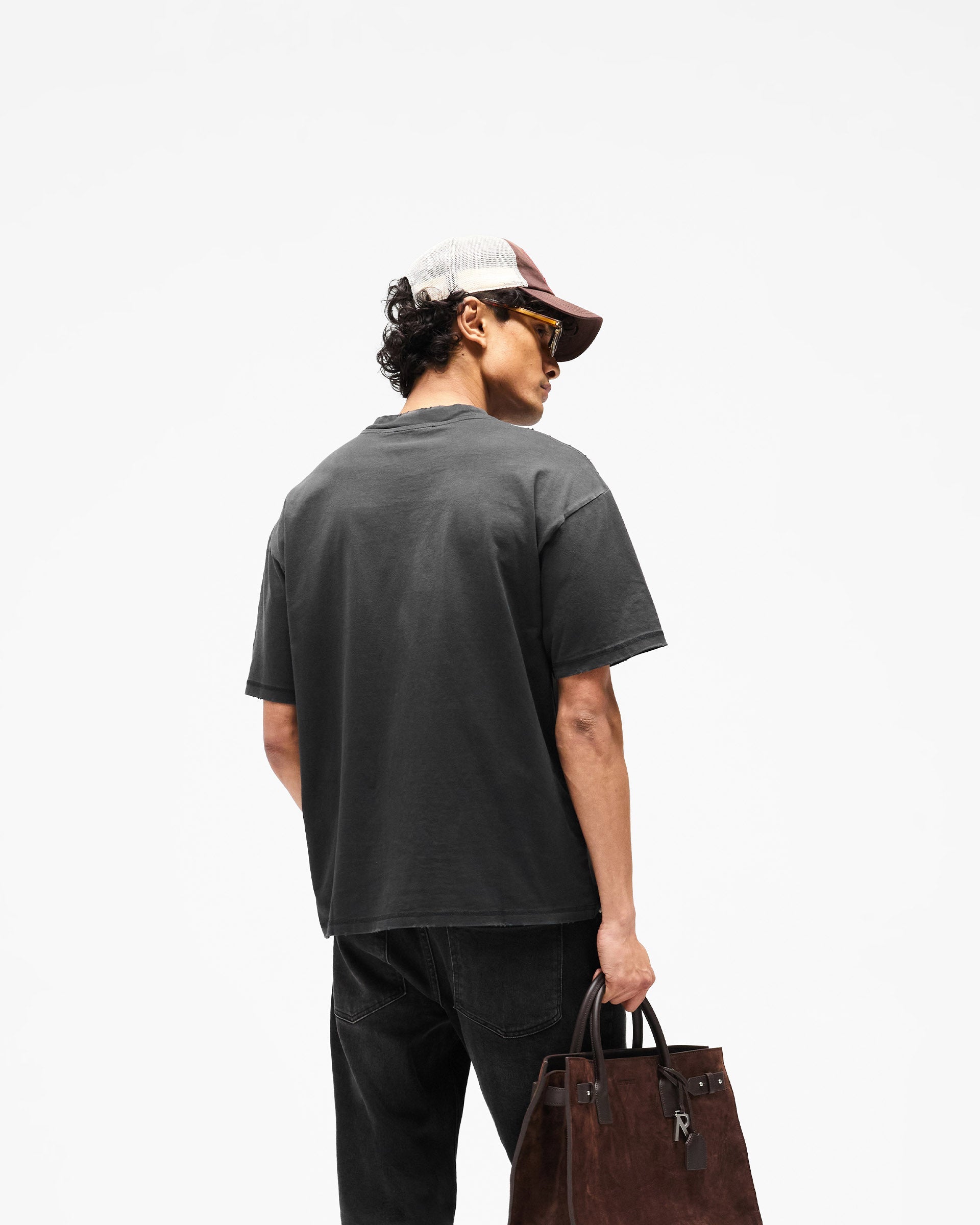 Embellished Represent T-Shirt - Stained Black