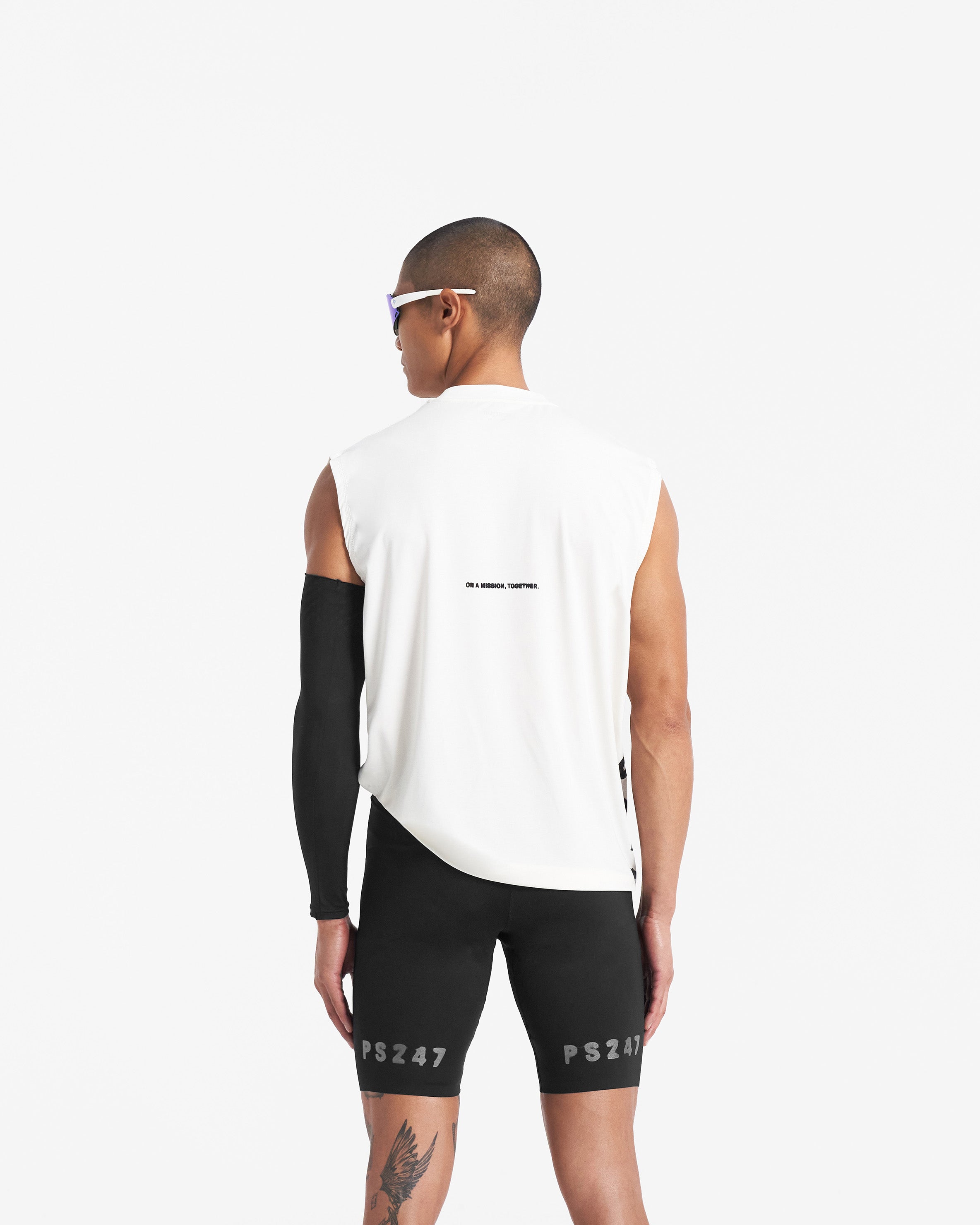 247 X Puresport Oversized Tank - Flat White