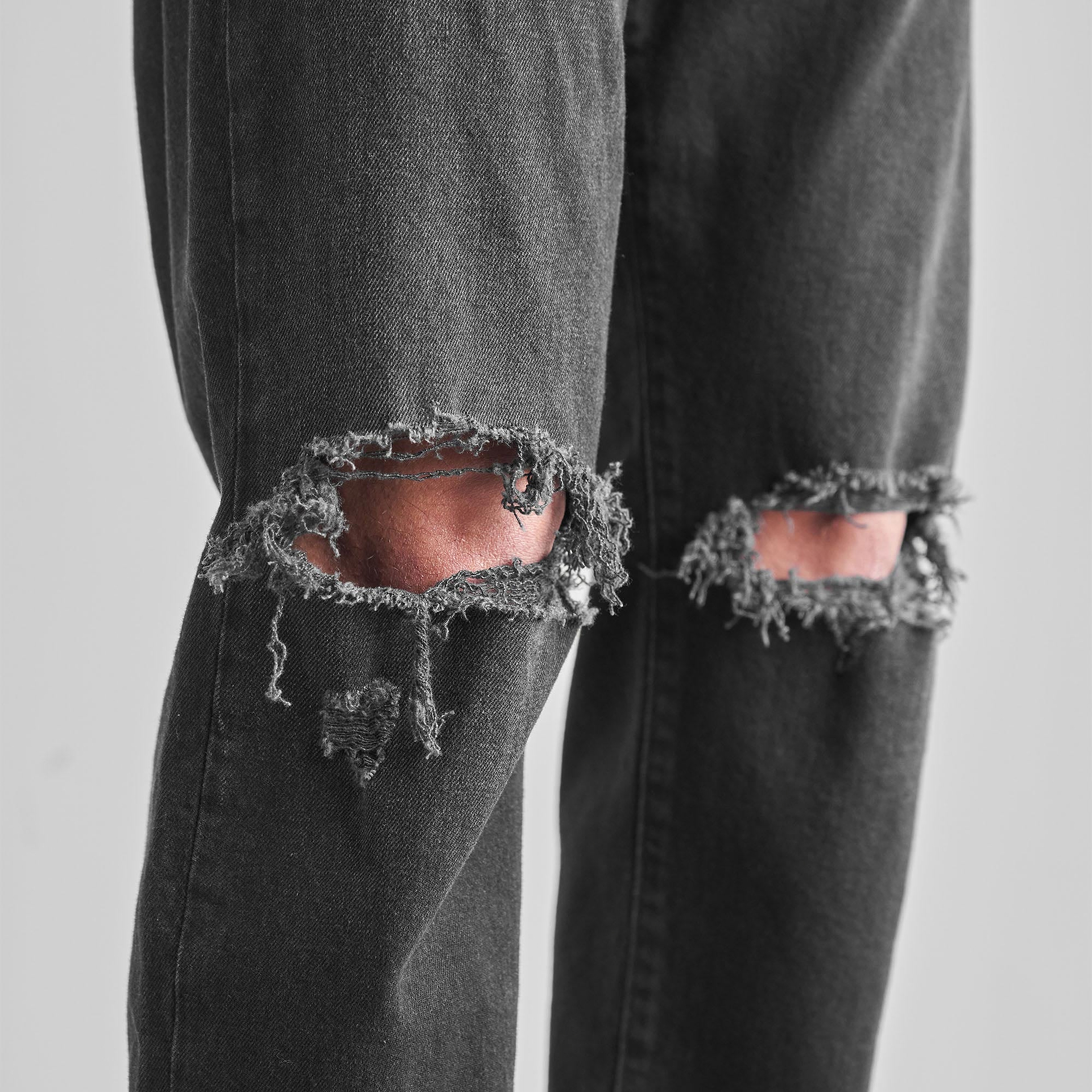 Baggy Destroyer Denim - Vintage Black