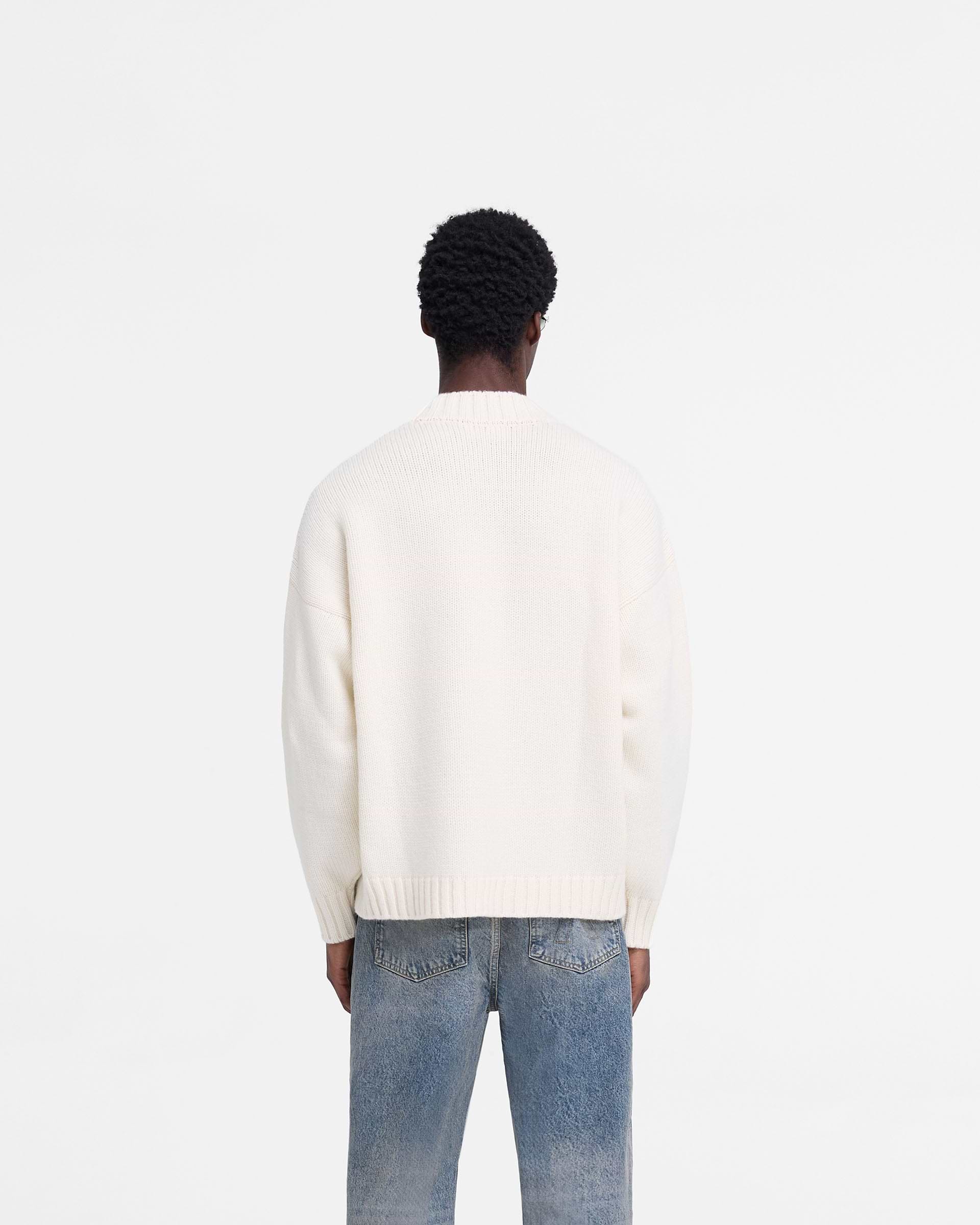 Rep Knit Jumper | Oat | REPRESENT