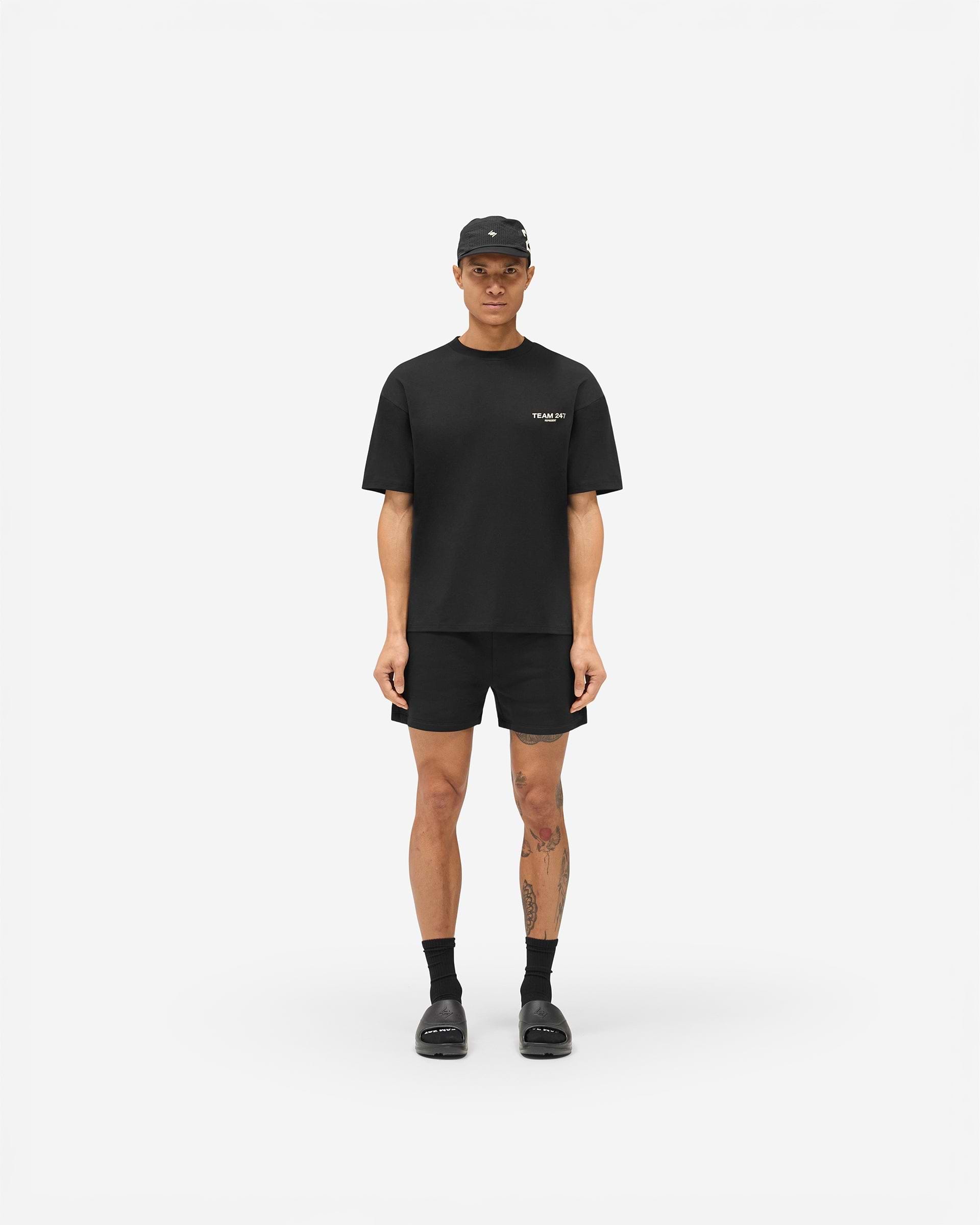Jet Black Team 247 T-Shirt | 247 Running T-Shirt | REPRESENT