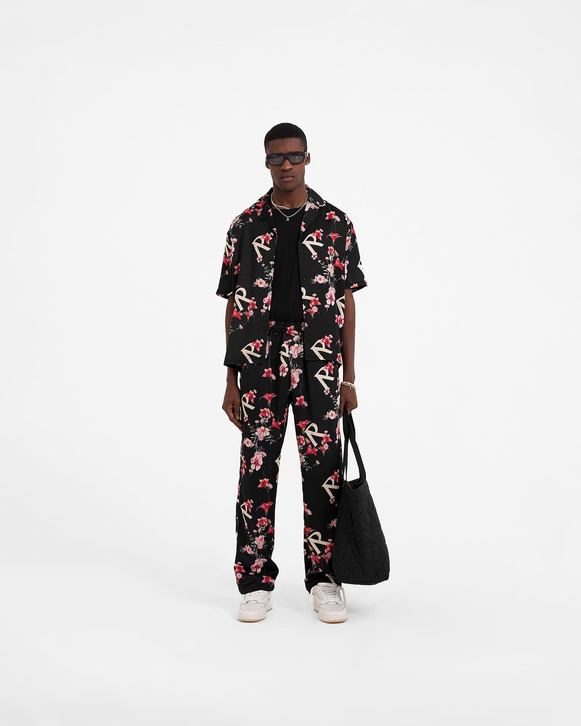 Floral Pant - Black