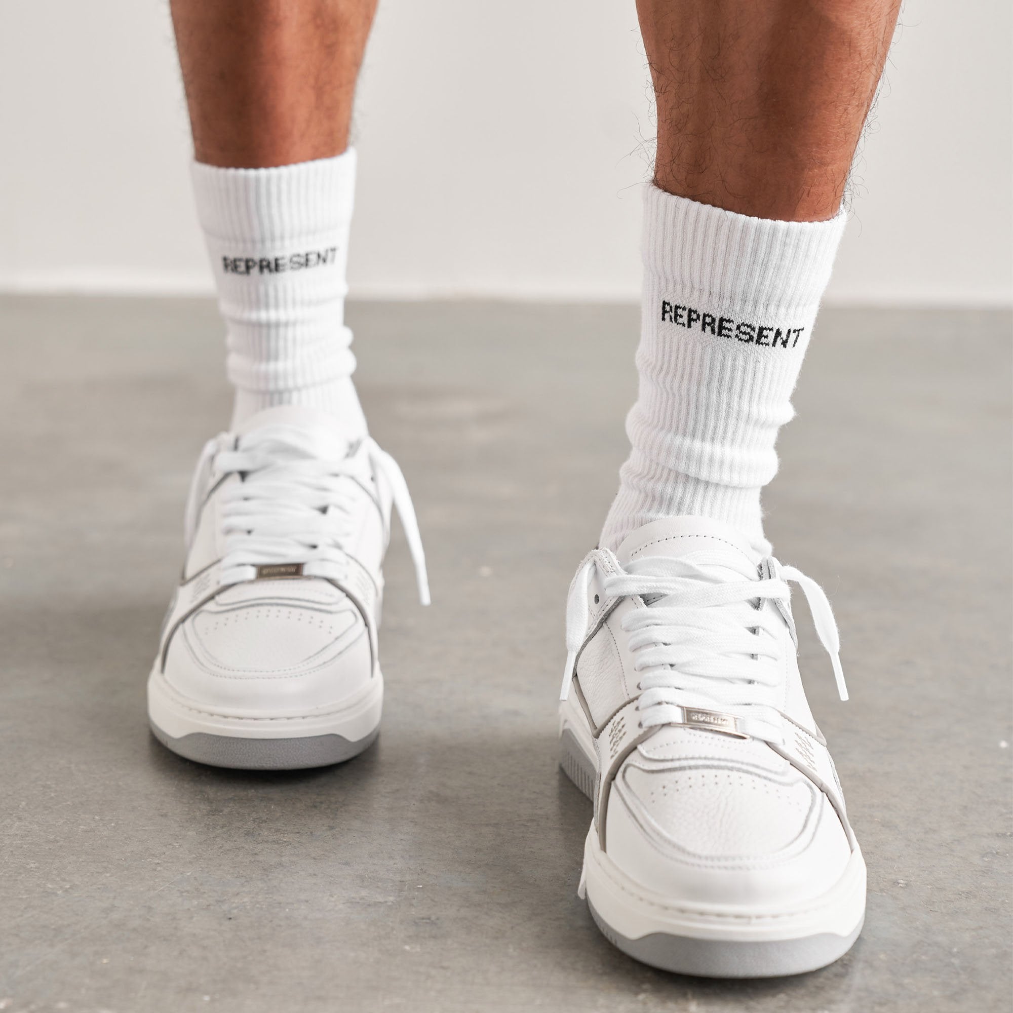 Logo Socks - White