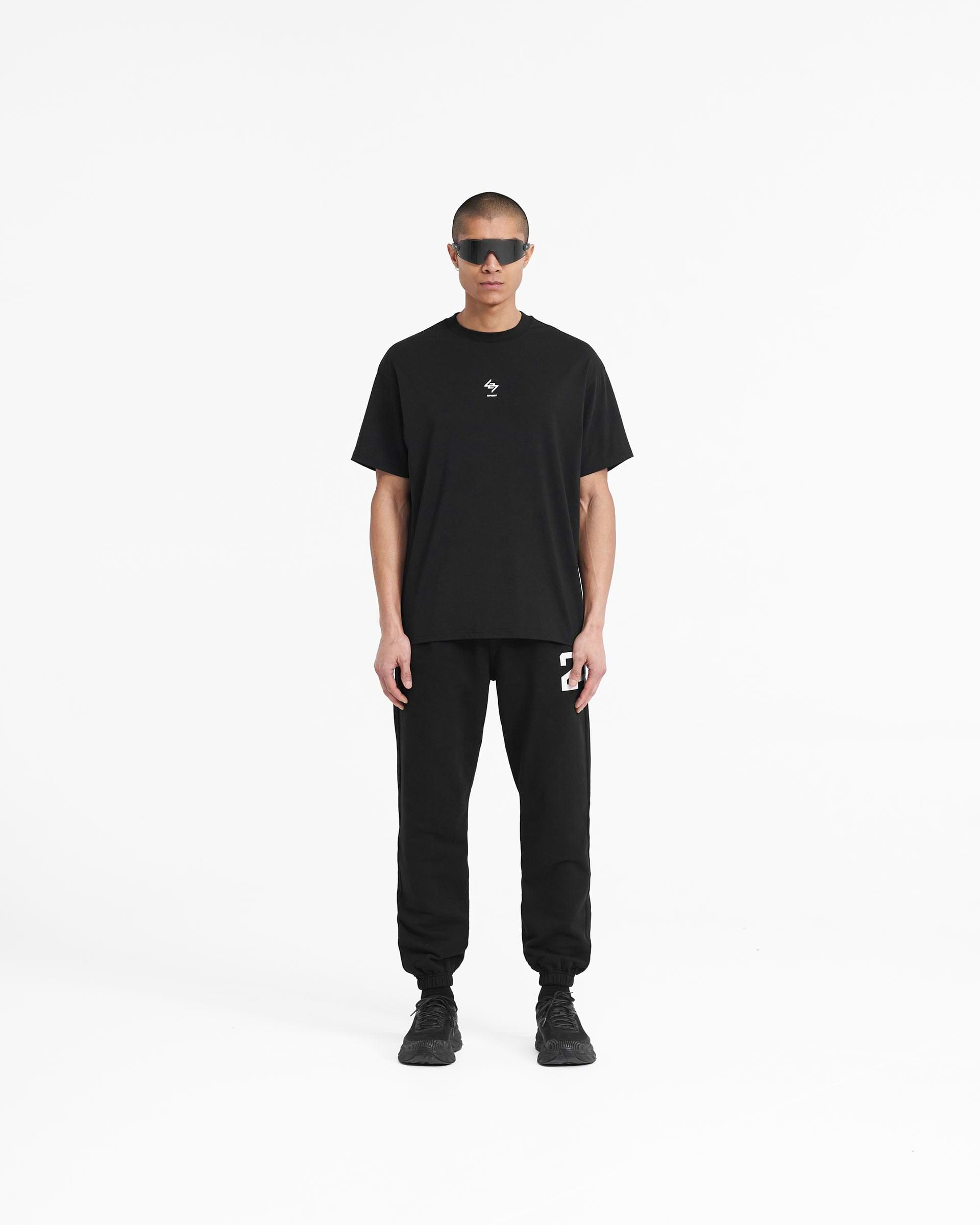 247 Oversized T-Shirt - Jet Black