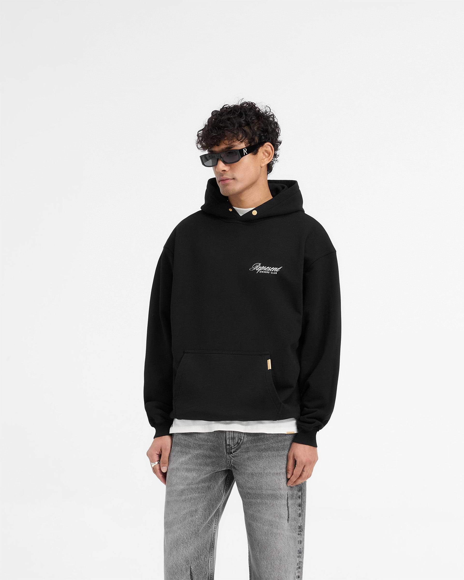 Represent X Harrods Bear Owners Club Hoodie - Jet Black