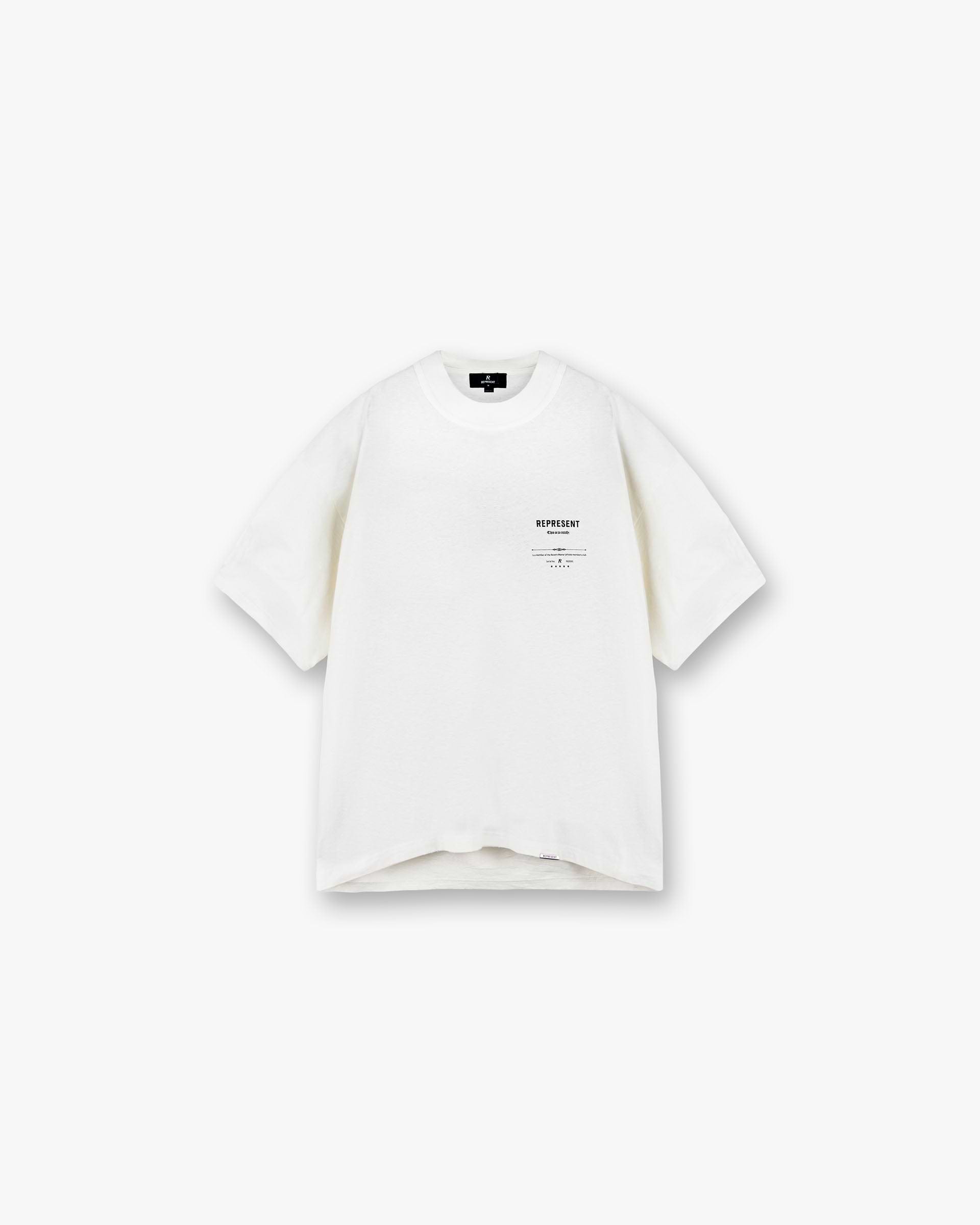 Revere Manor T-Shirt - Aged White | REPRESENT