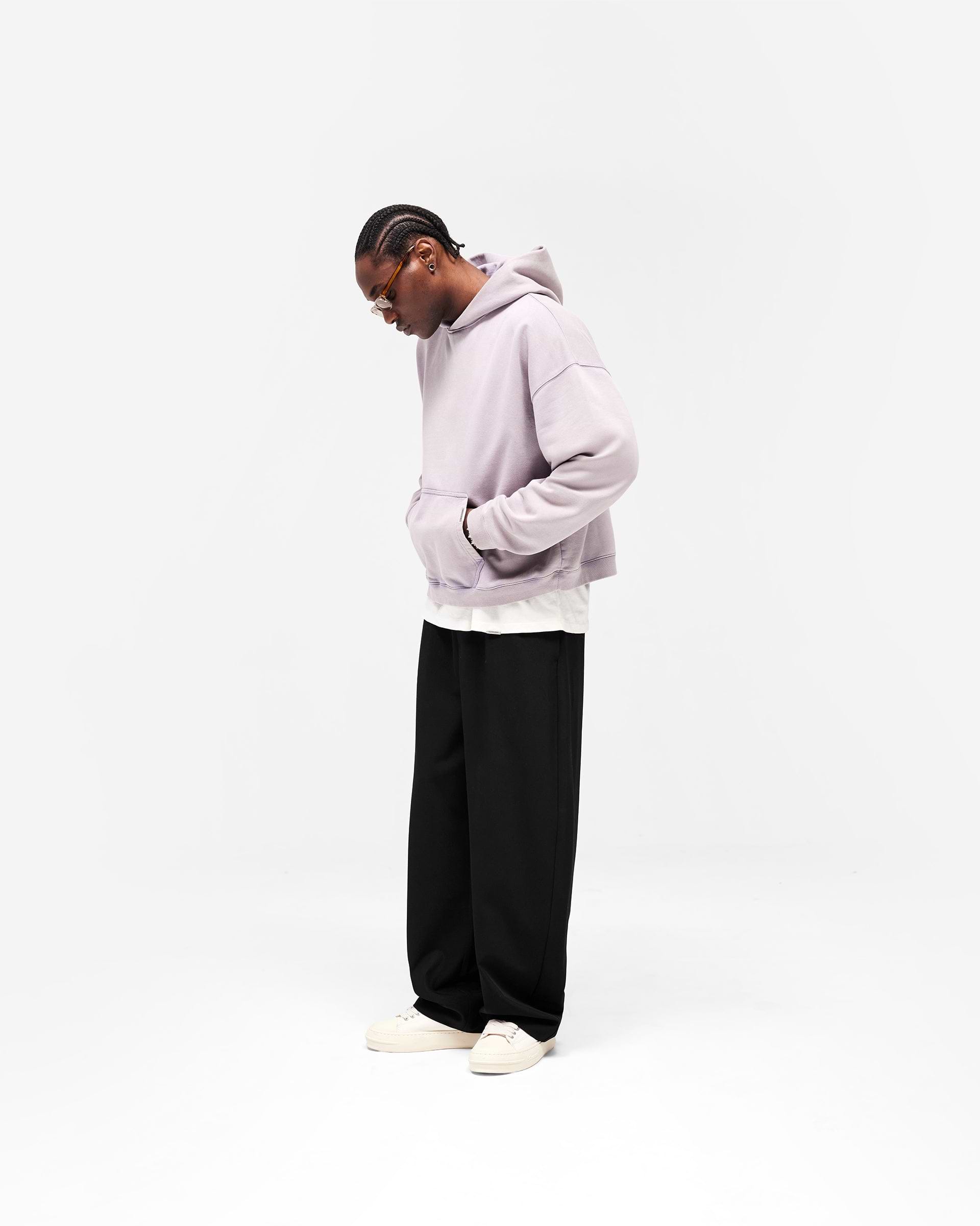 Initial Boxy Hoodie - Mist