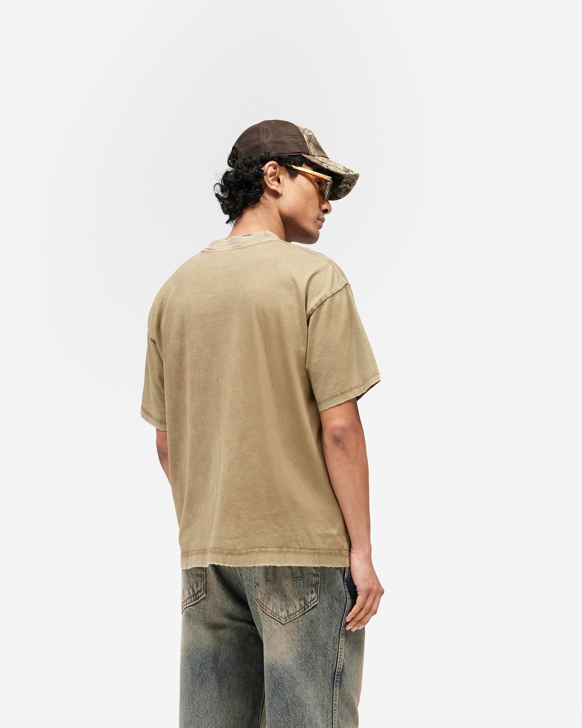 Embellished Represent T-Shirt - Vintage Khaki
