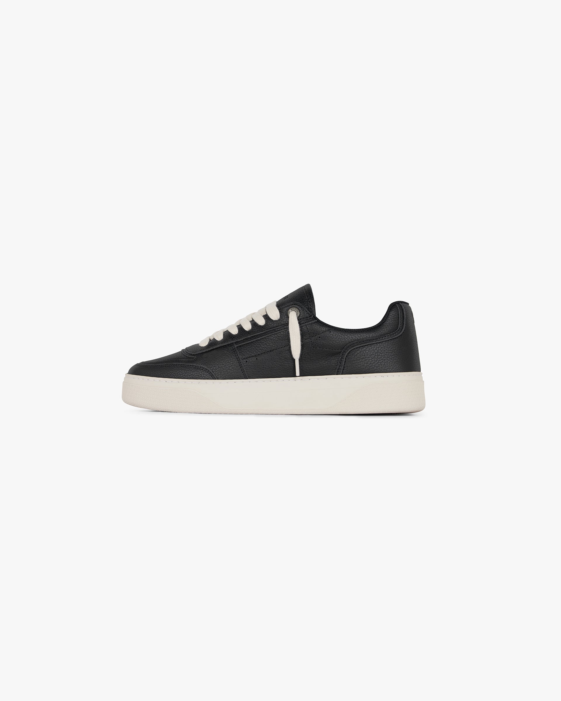 Initial Sneaker - Leather - Black