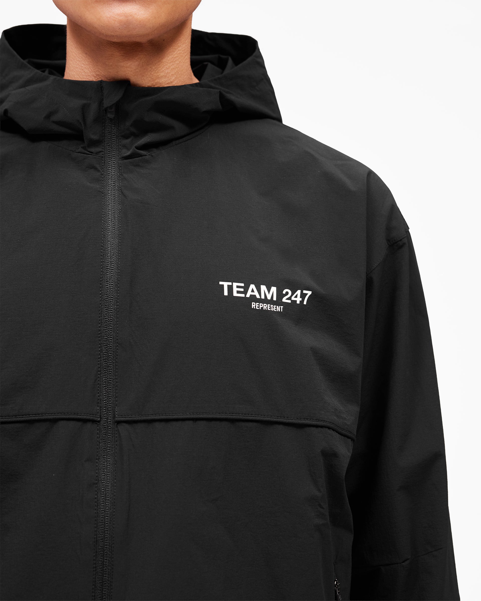 Team 247 Track Jacket - Jet Black | 247 SS26 Outerwear | REPRESENT