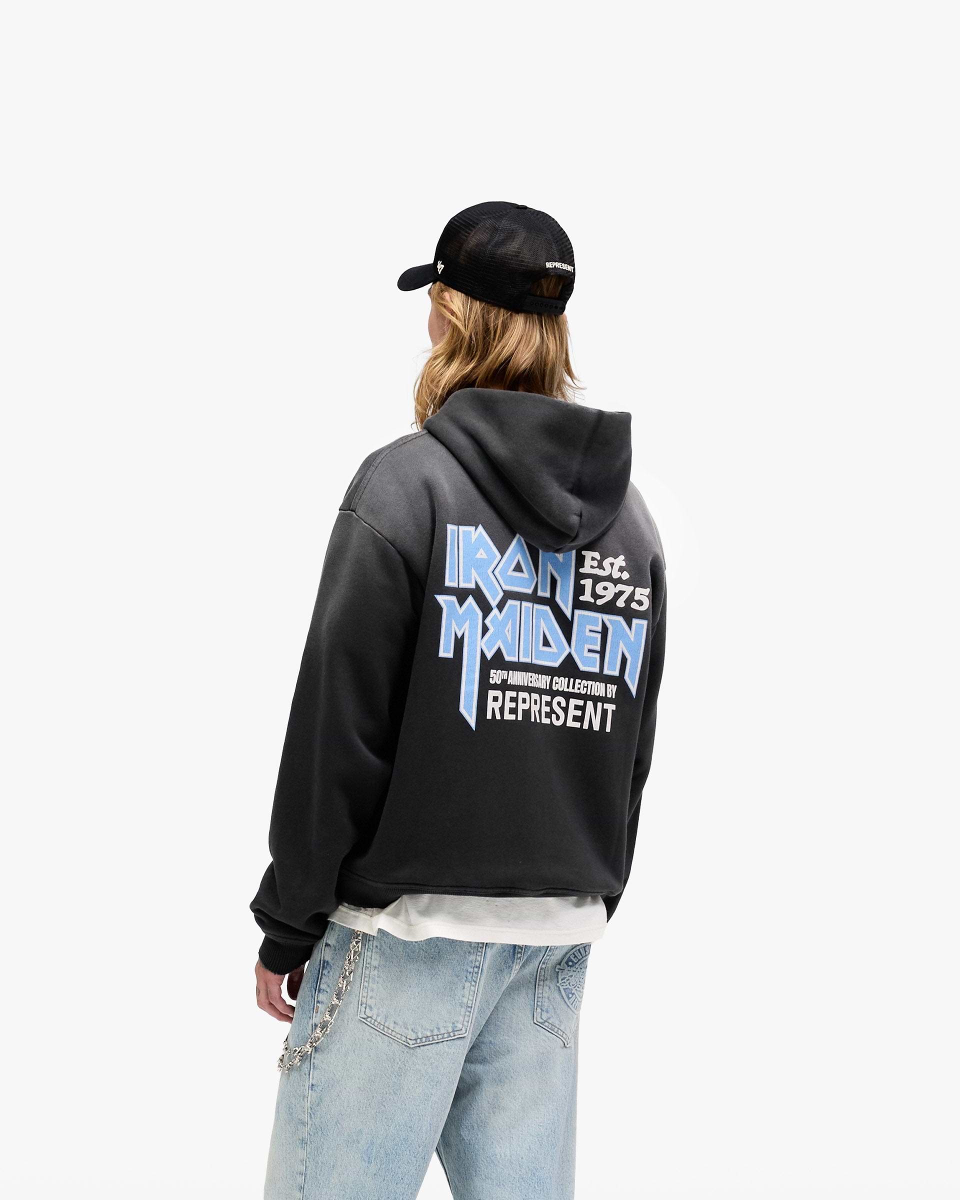 Represent X Iron Maiden Anniversary Zip up Hoodie | REPRESENT