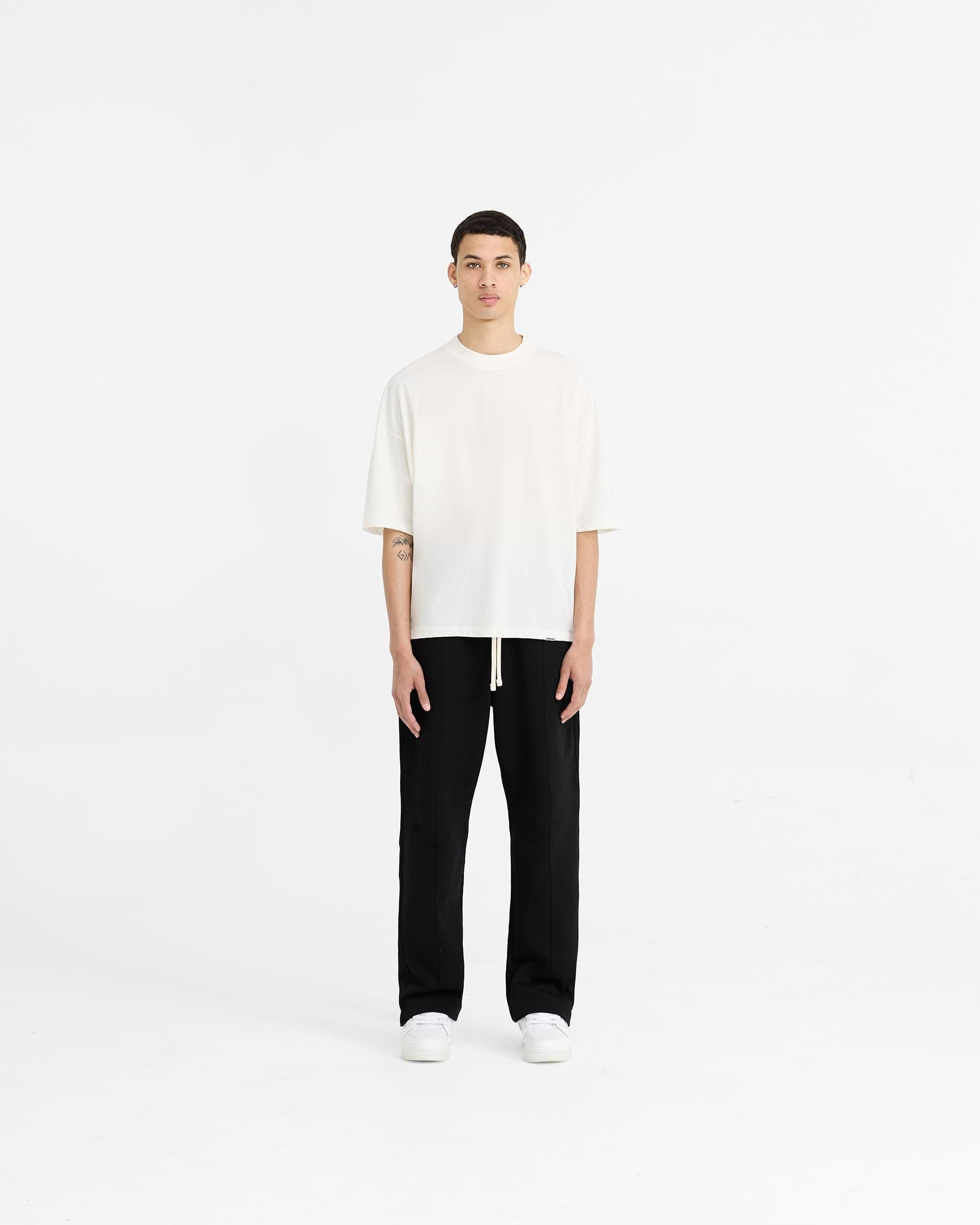 Initial Boxy T-Shirt - Flat White