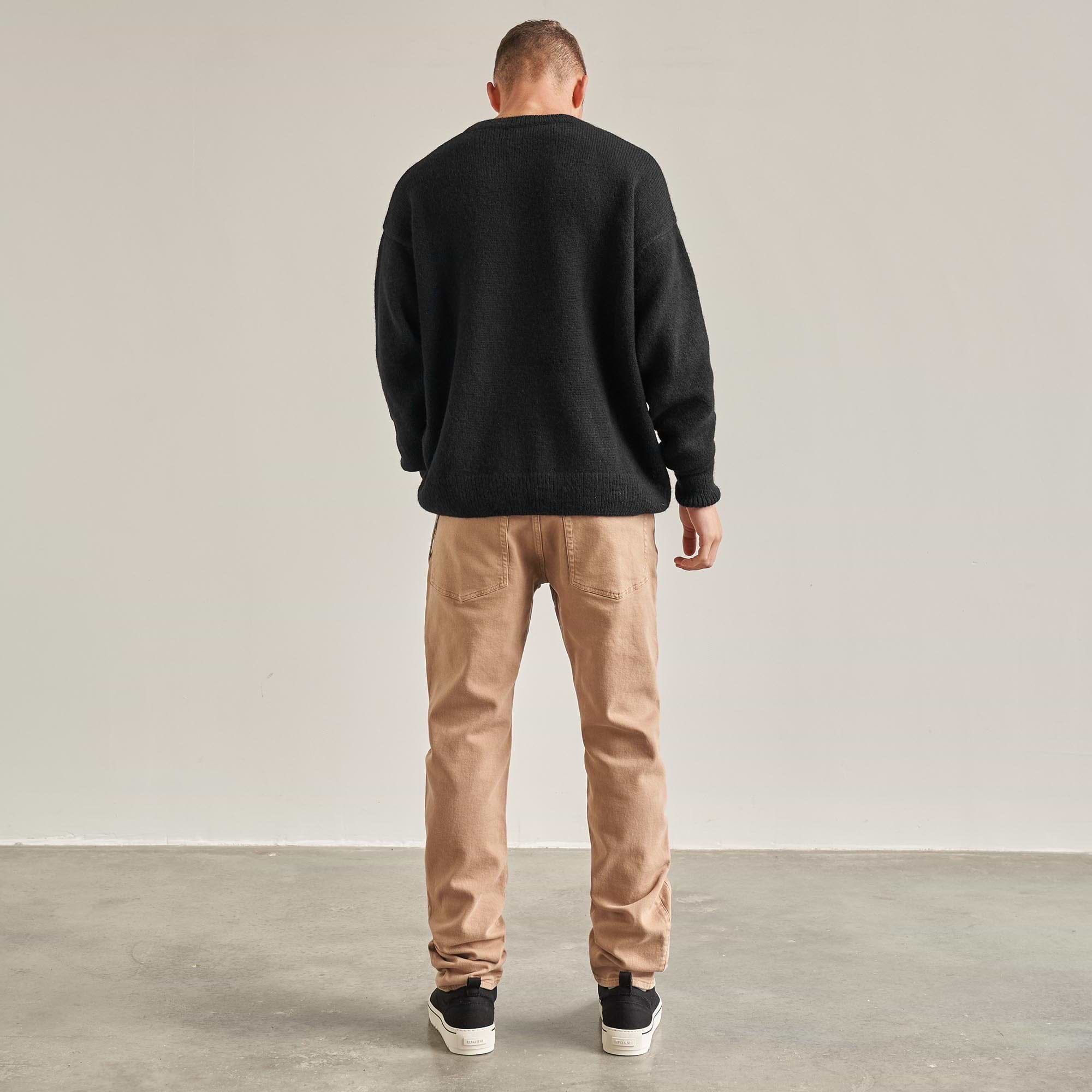 Logo Knit Sweater - Black