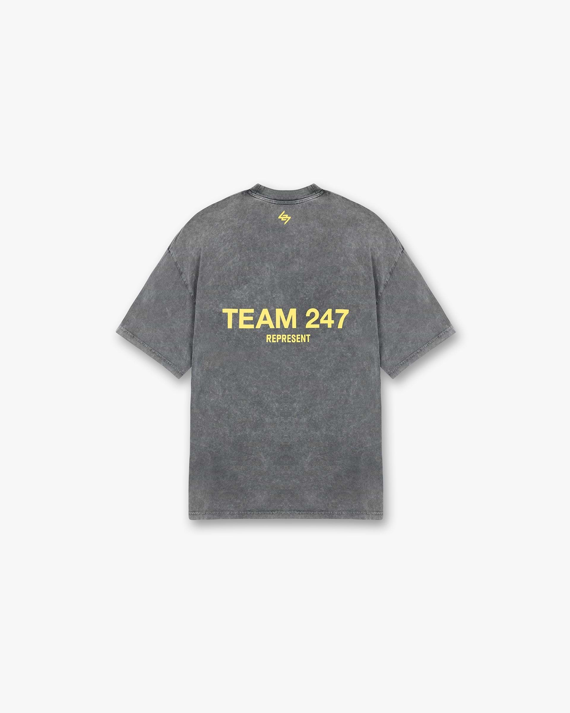 Team 247 Oversized T-Shirt - Pewter Lemon