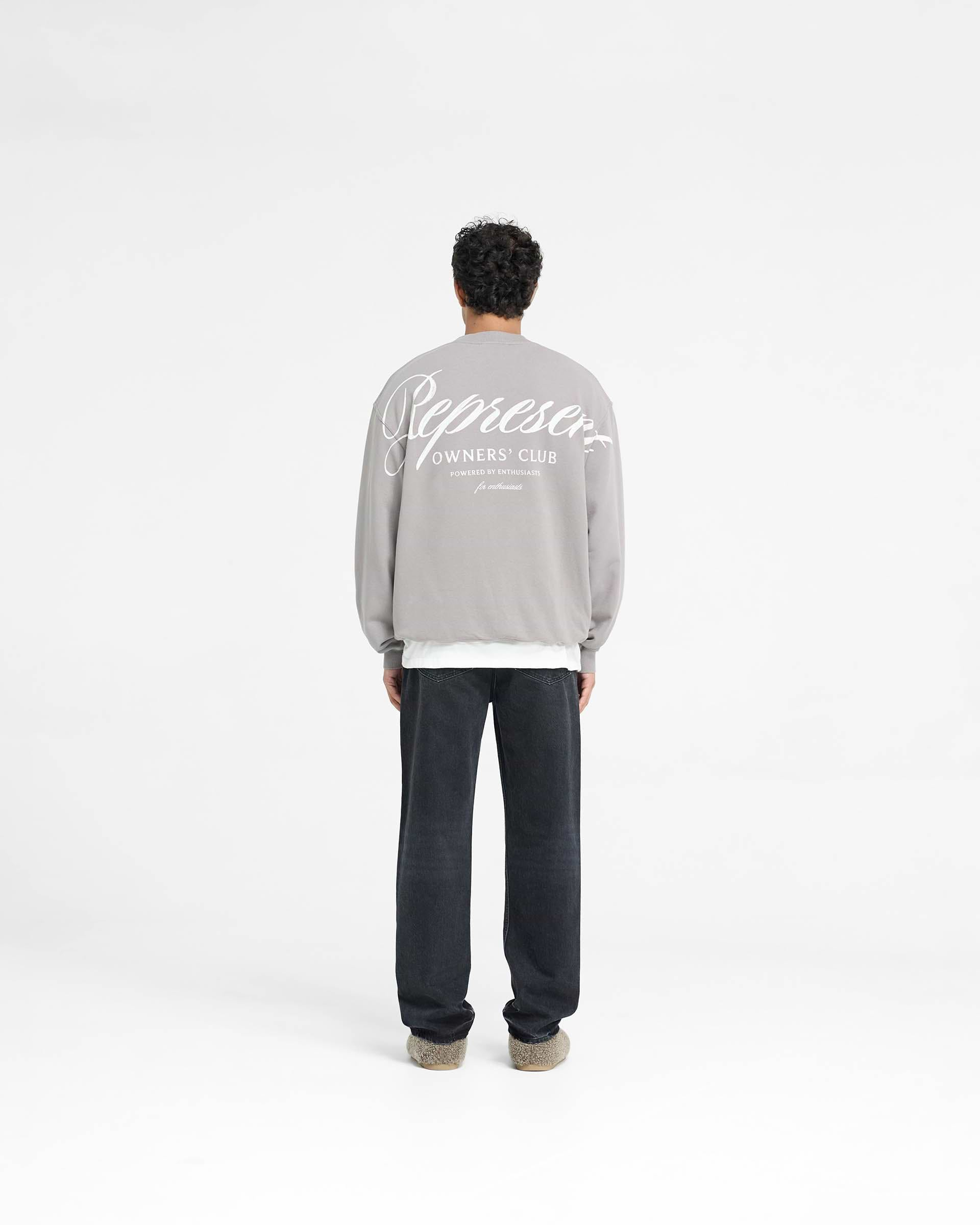 Represent Owners Club Script Sweater - Slate