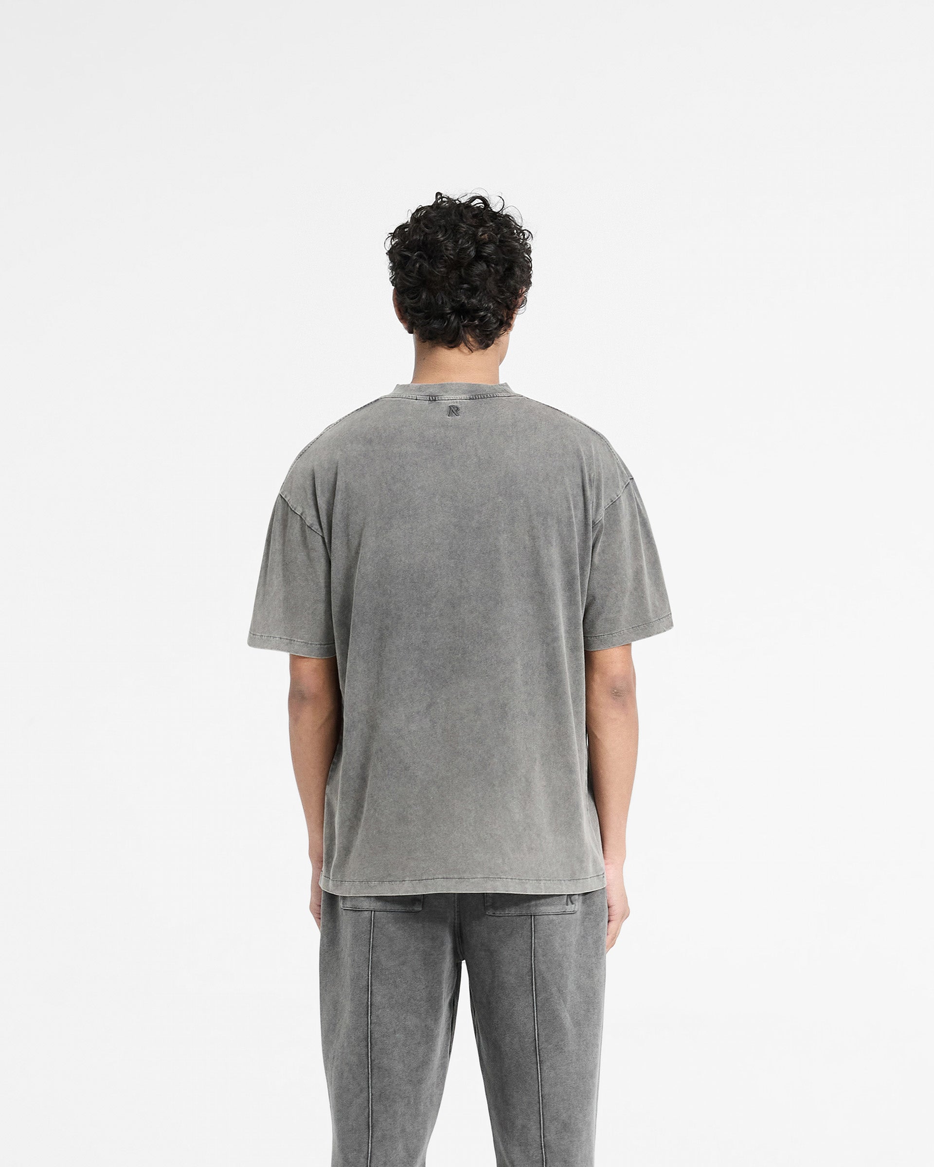 Initial Oversized T-Shirt - Vintage Grey