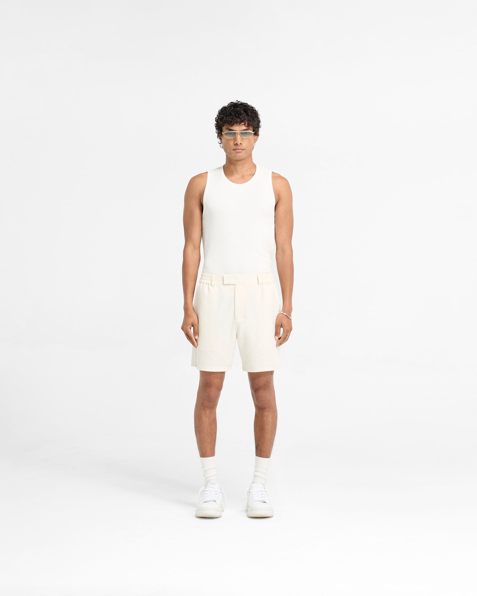 Logo Yacht Short - Antique White