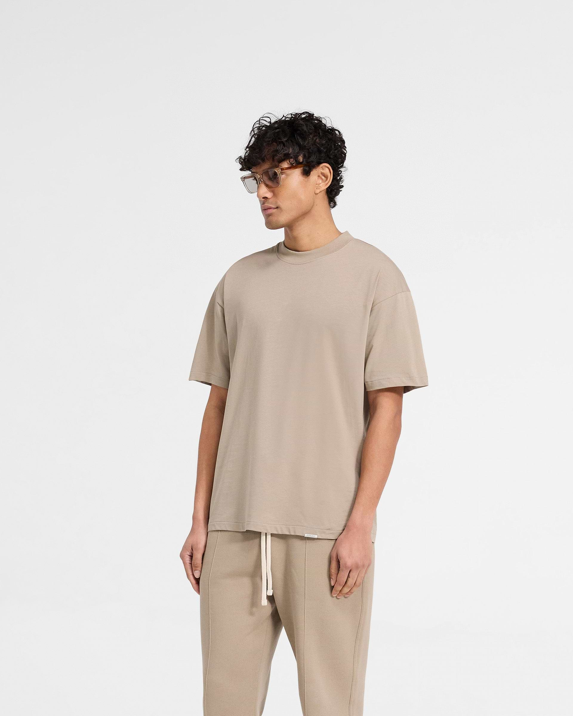 Initial Oversized T-Shirt - Dune