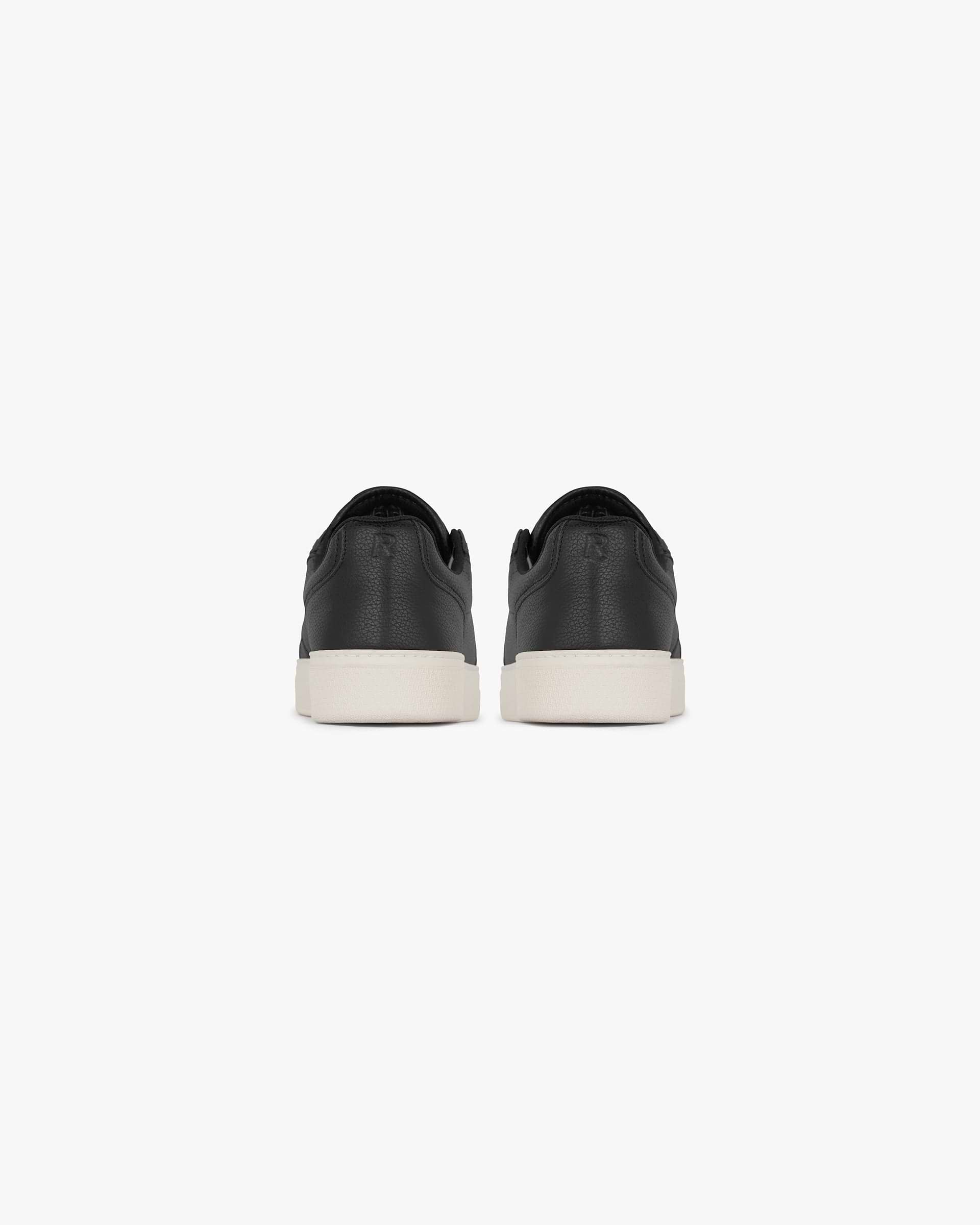 Initial Sneaker - Leather - Black