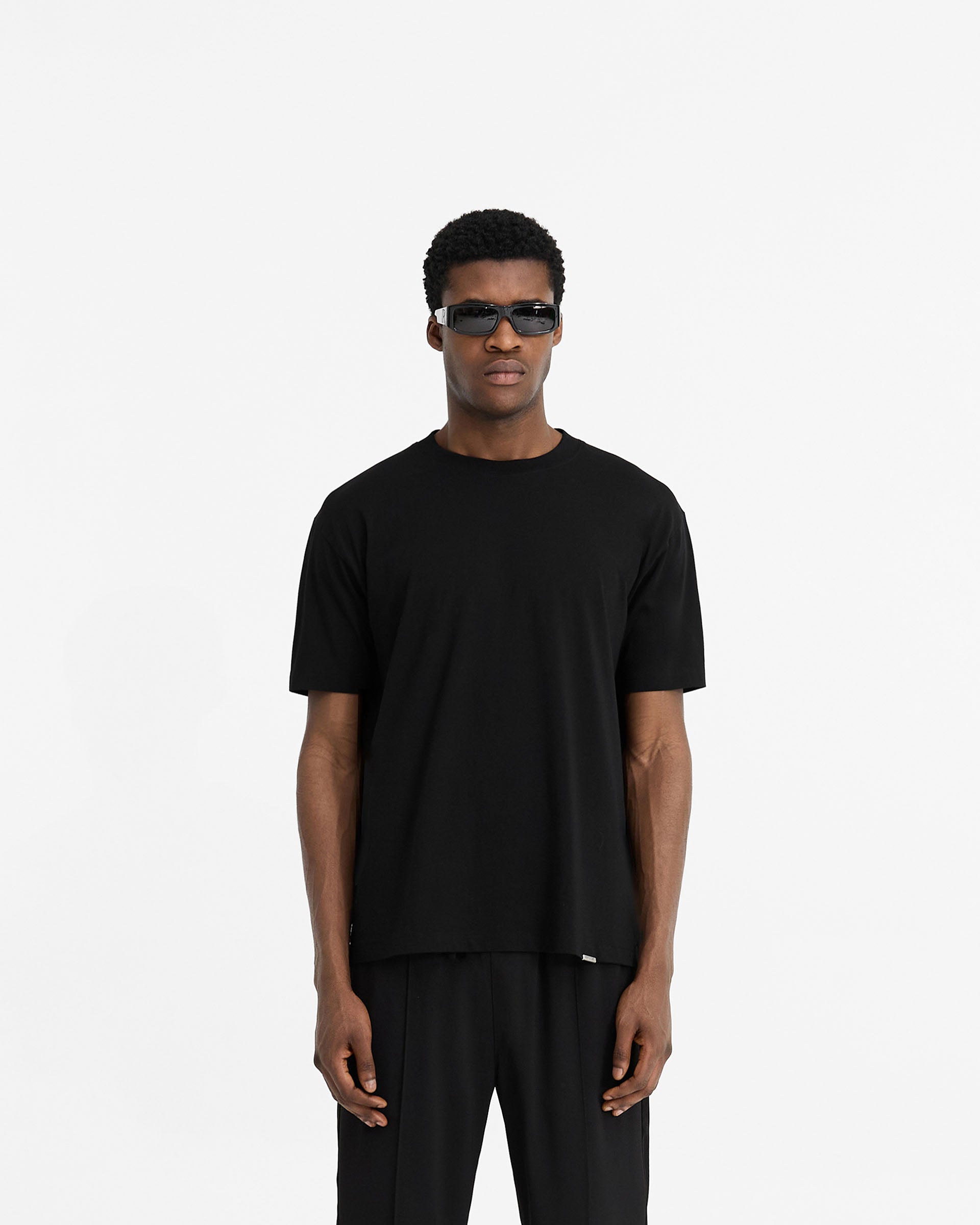 2 x Initial T-Shirt - Black