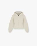 Initial Oversized Crop Hoodie