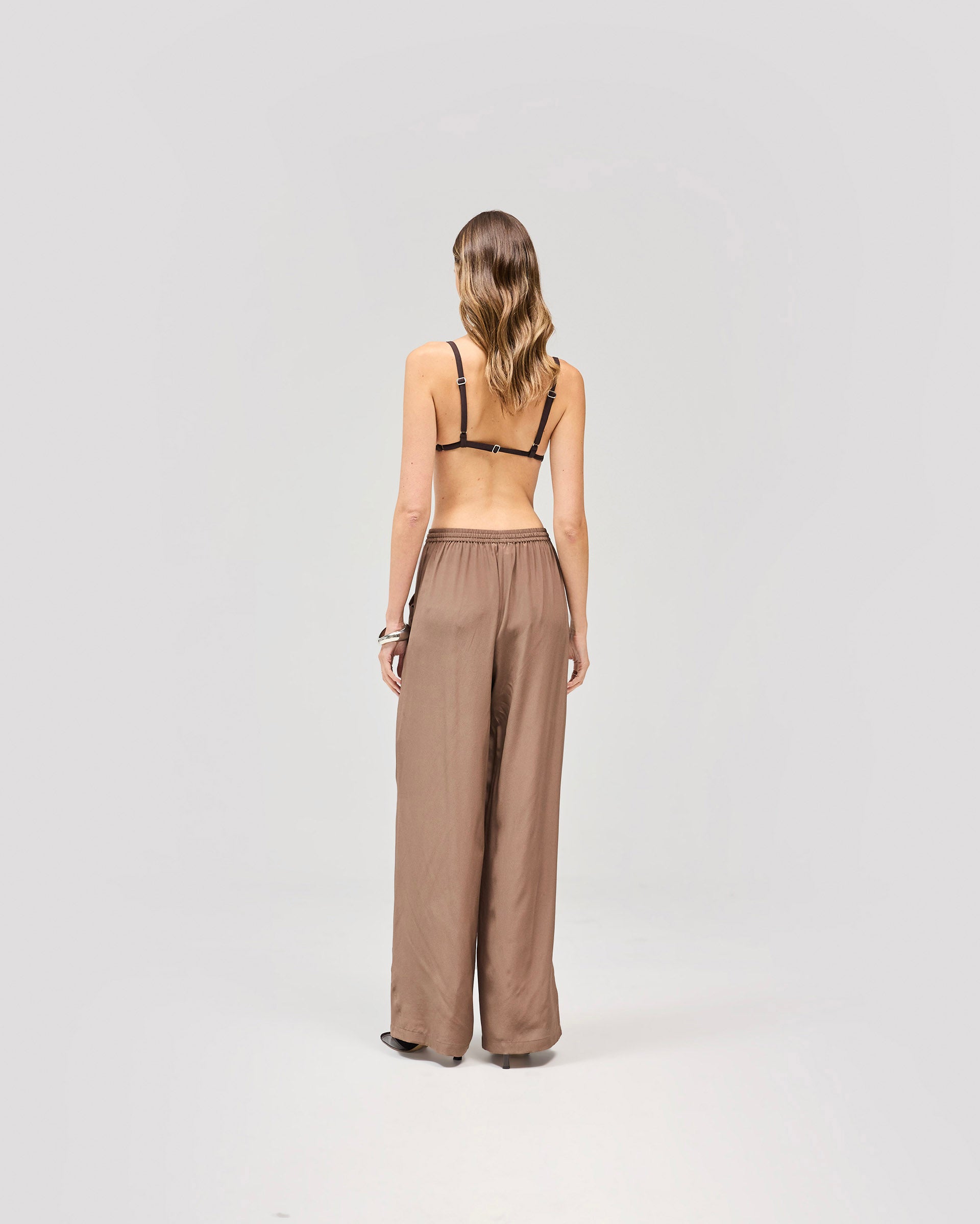 Mirage Silk Jogger - Coffee Quartz
