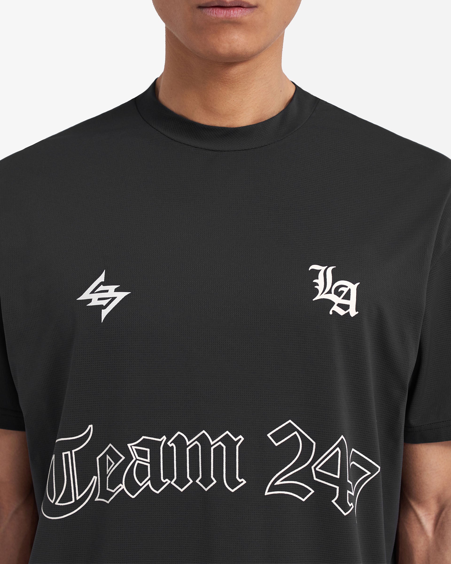 247 LA Marathon Oversized T-Shirt - Black