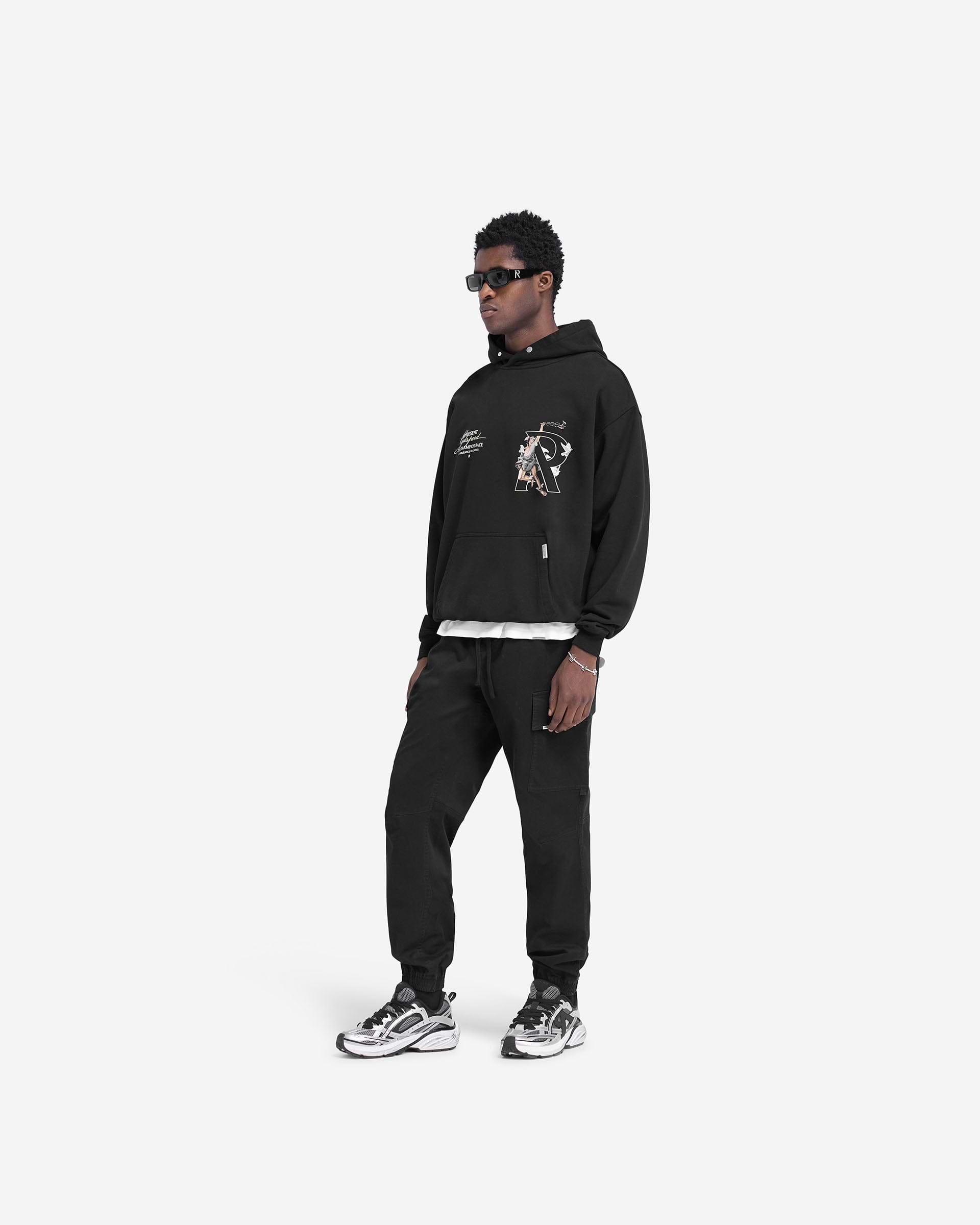 Hermes Hoodie - Jet Black