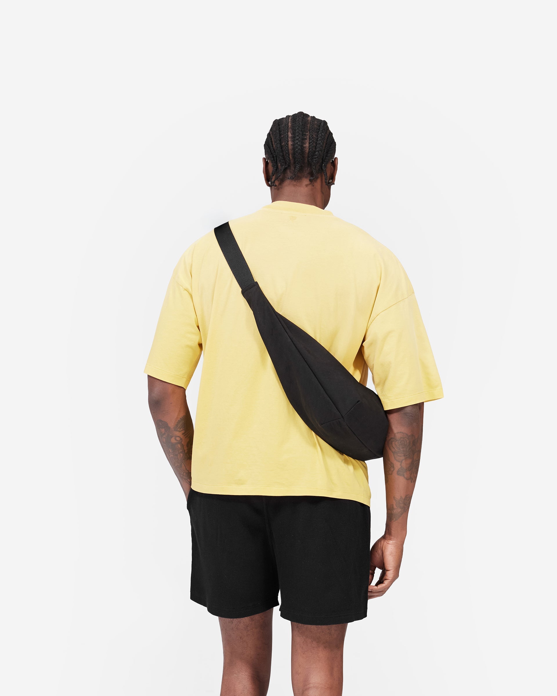 Initial Boxy T-Shirt - Canary Yellow
