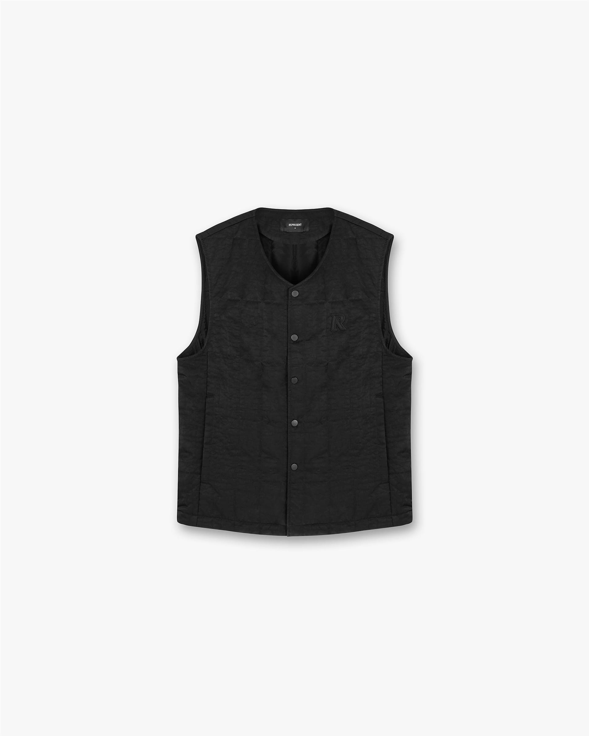 Nylon Gilet - Black