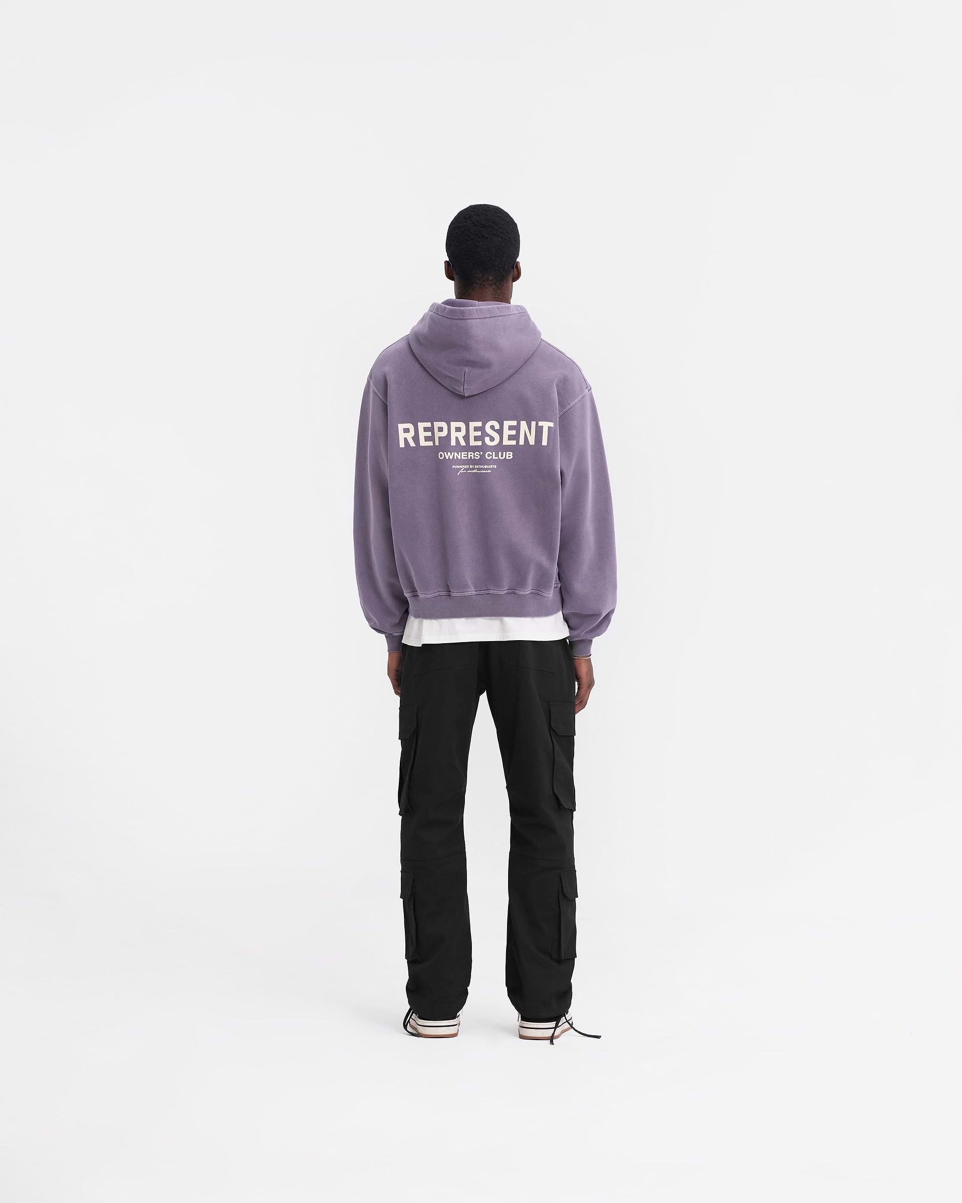 Represent Owners Club Zip Hoodie - Vintage Violet