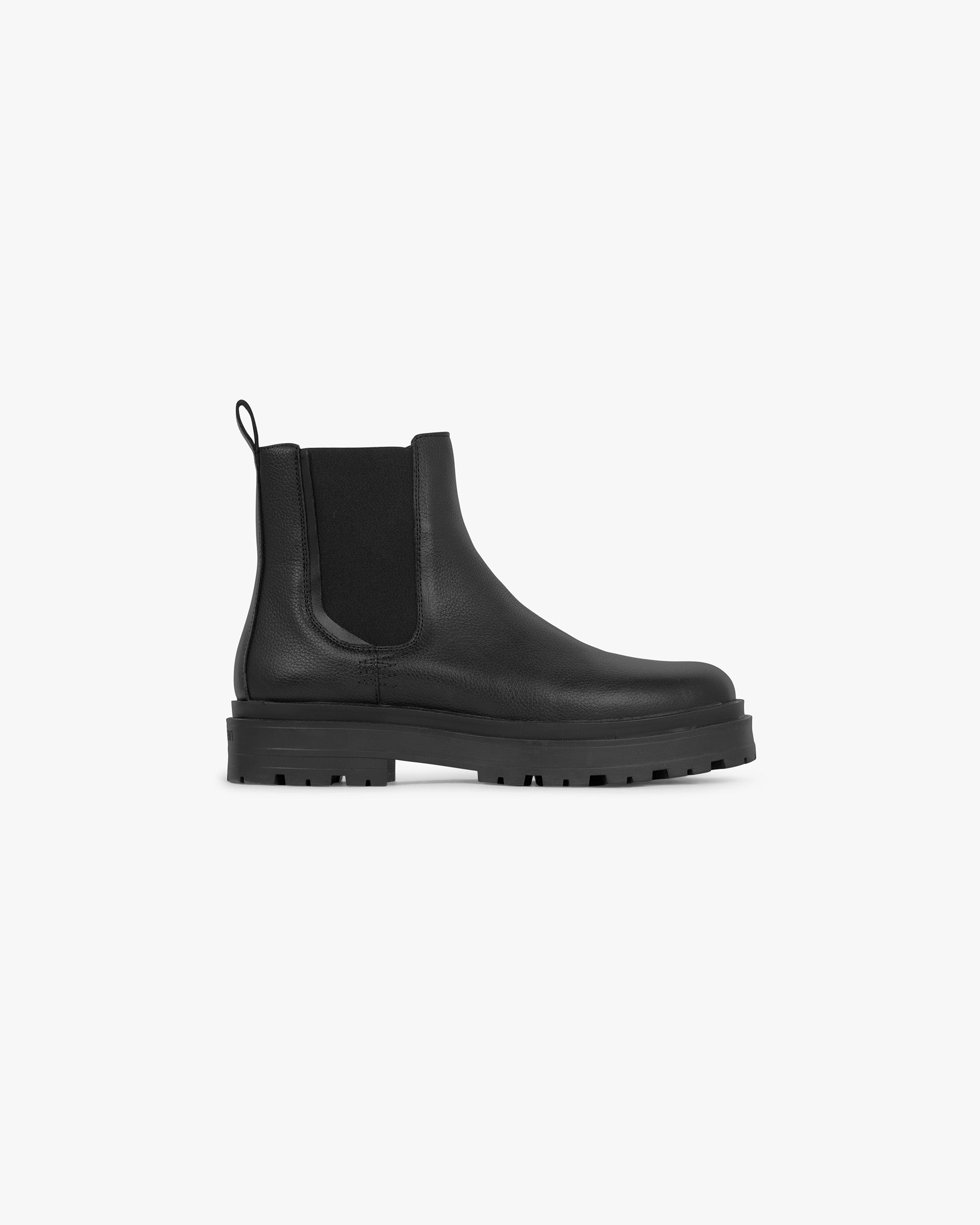 Work Boot Tumbled Leather - Black