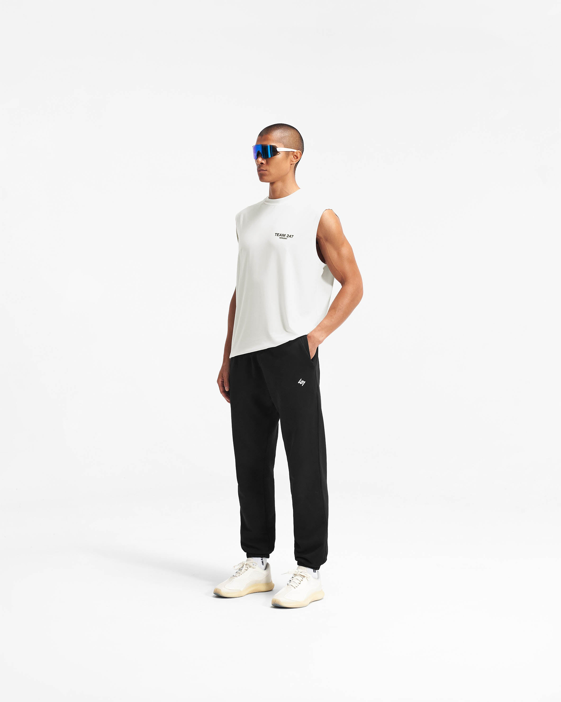 Team 247 Oversized Tank - Flat White