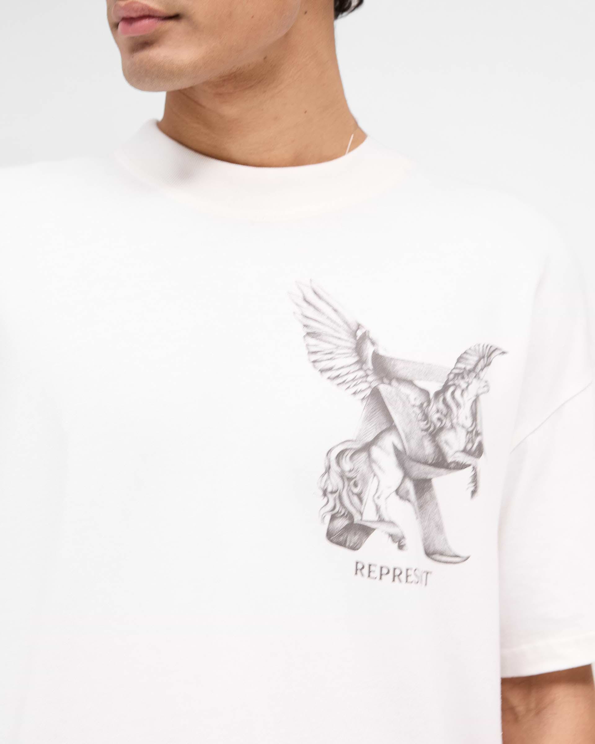 Elegance In Motion T-Shirt | Flat White | REPRESENT
