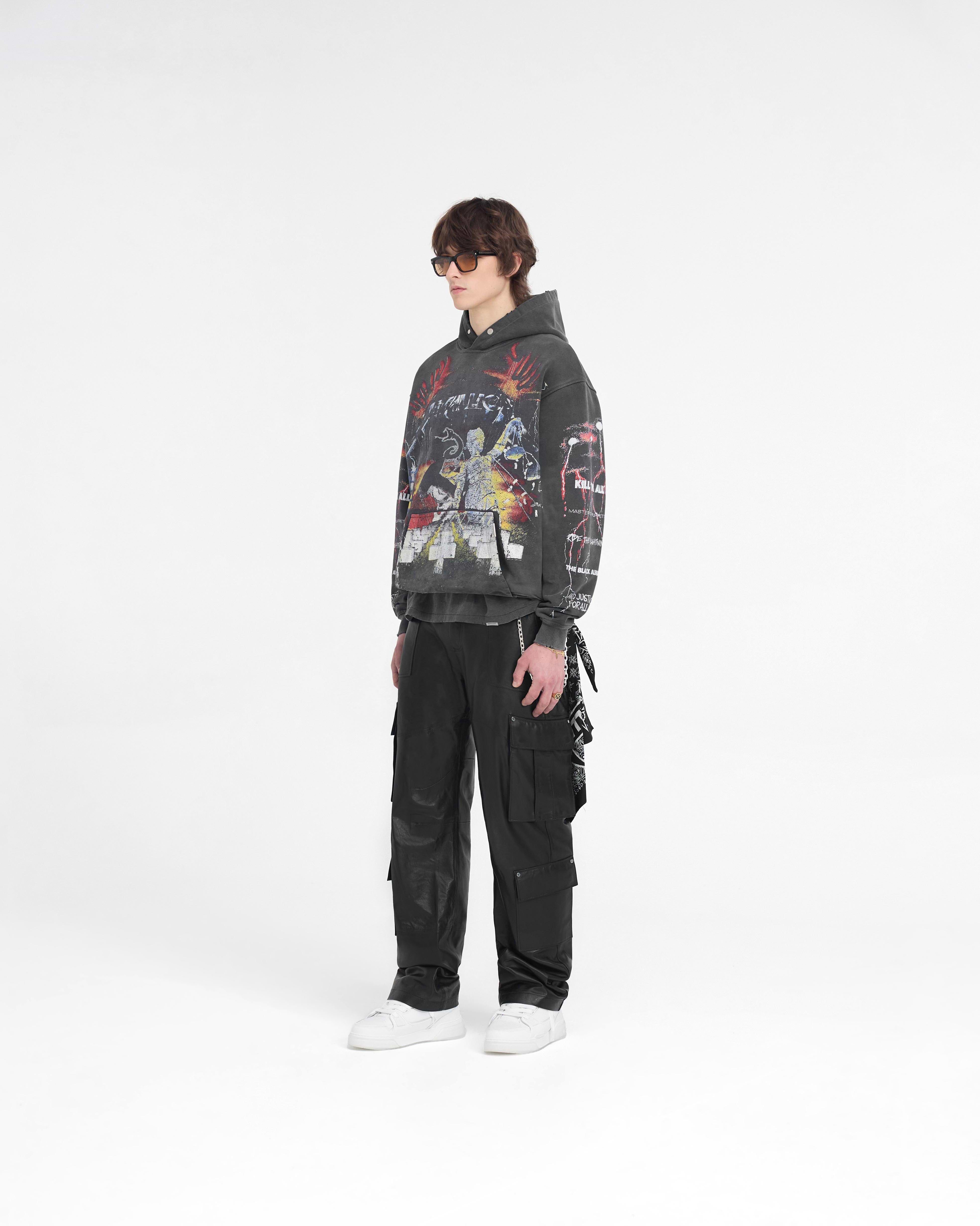 White metallica hoodie on sale