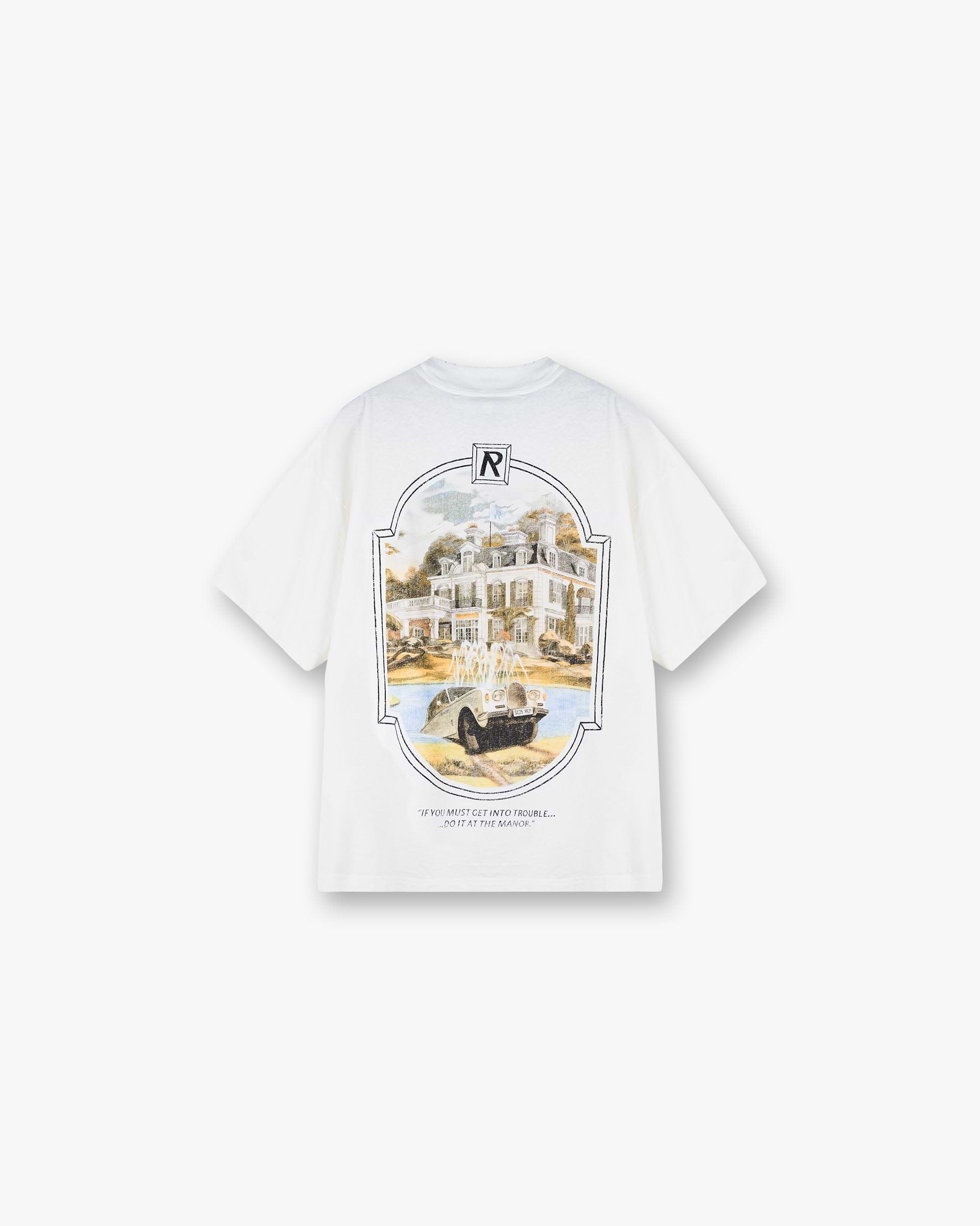 Revere Manor T-Shirt - Aged White | REPRESENT