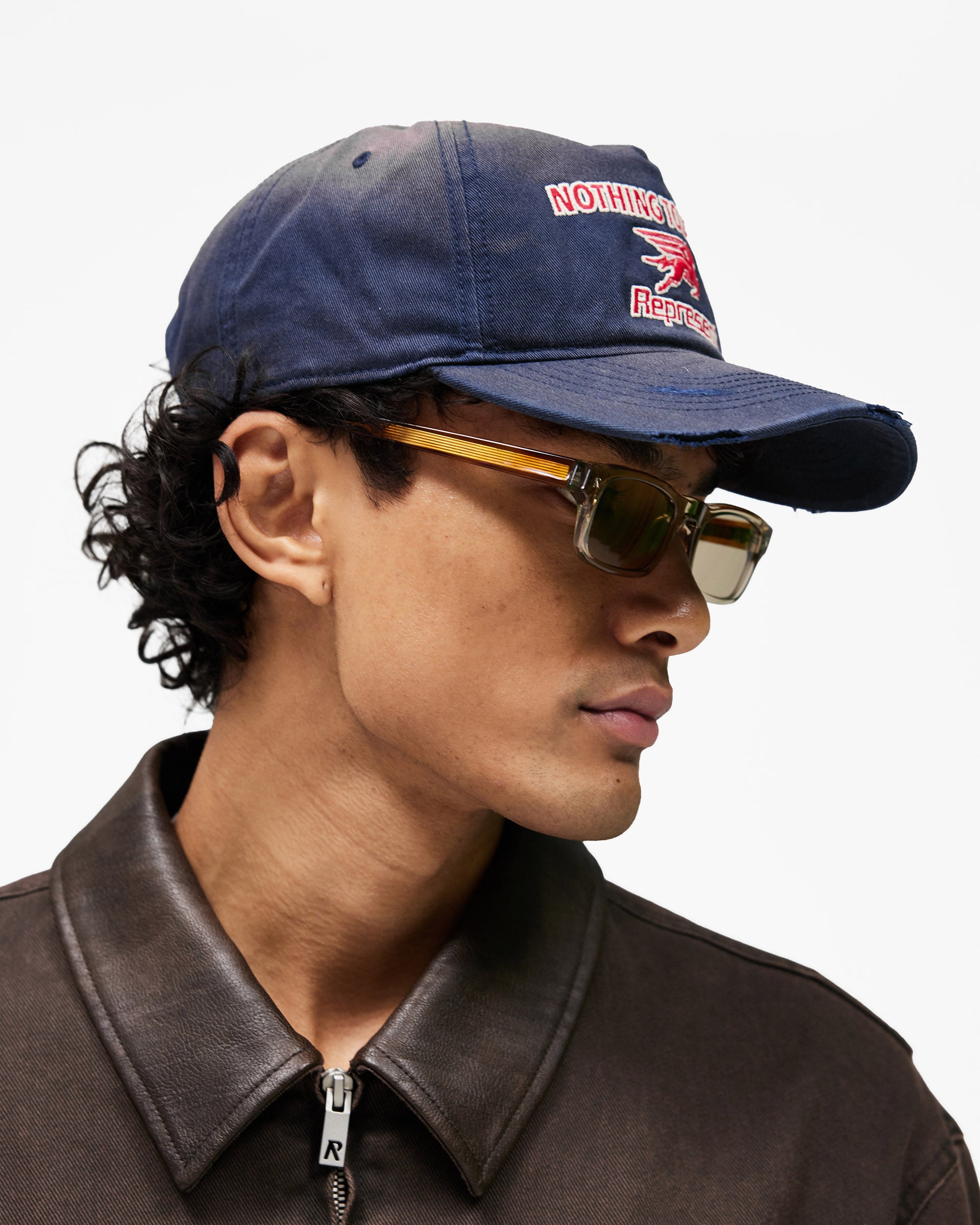 Represent x 47' Nothing Tougher Cap Navy | Accessories SS26