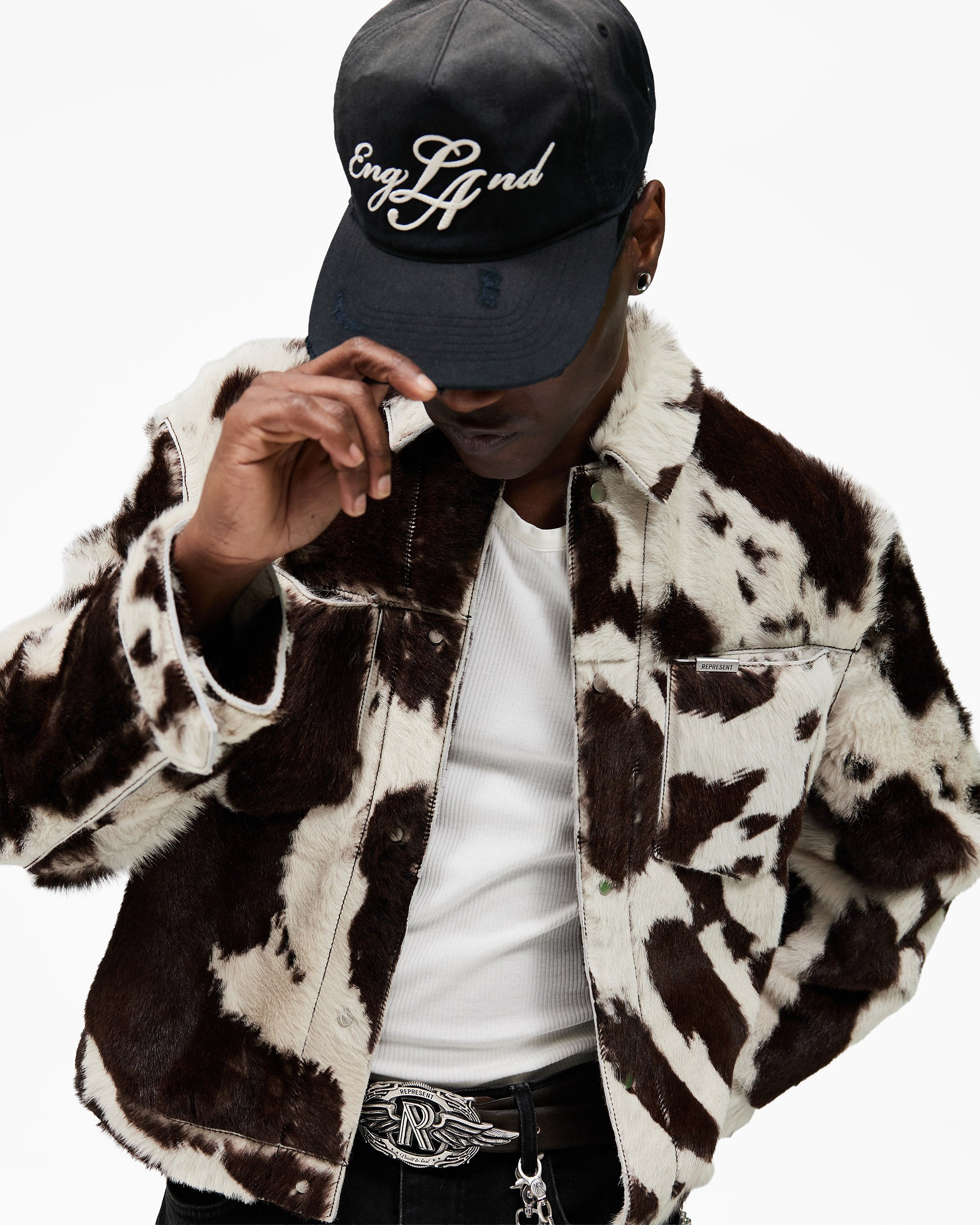 Cowhide Trucker Jacket | Italian Leather | REPRESENT SS26 | REPRESENT