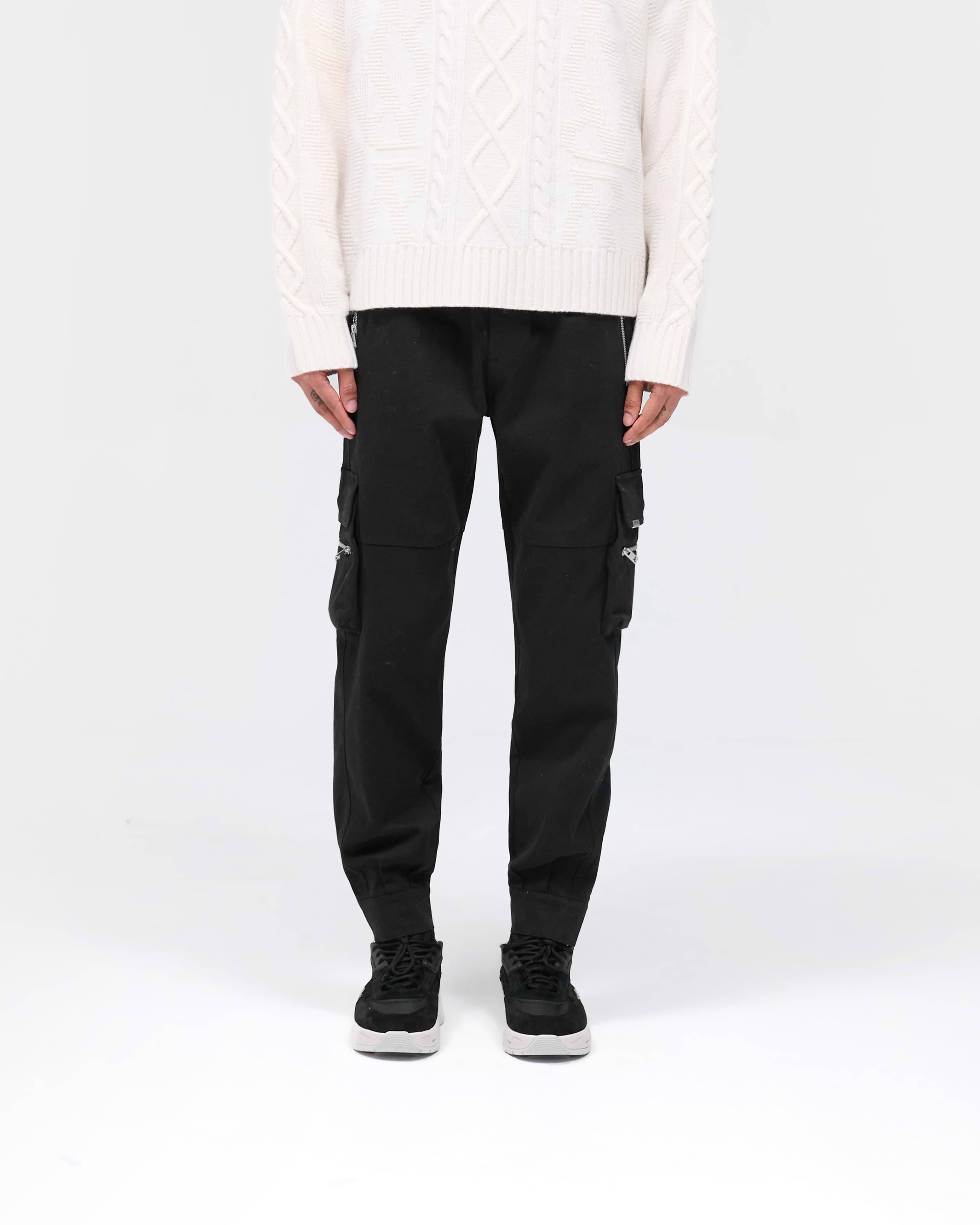 パーマンREPRESENT Military Cargo ミリタリー Black Military Pant | Mens Utility Cargo Pants | REPRESENT