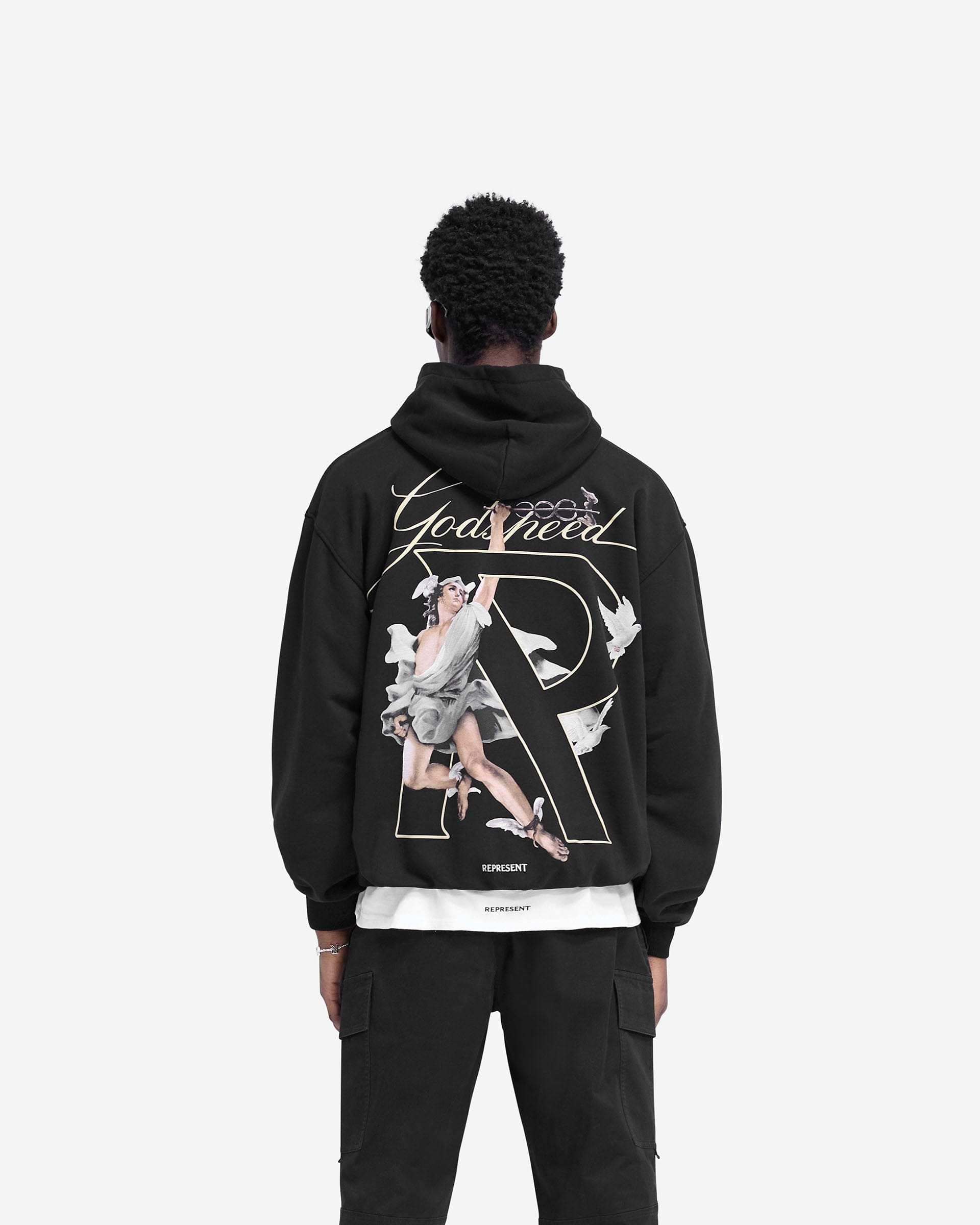 Hermes Hoodie - Jet Black